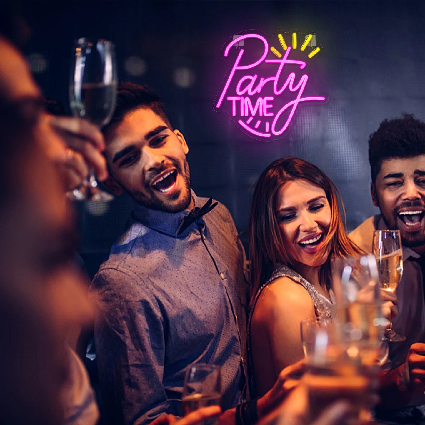 Party Time 5V USB LED Neonlichtschild - Preisgünstig