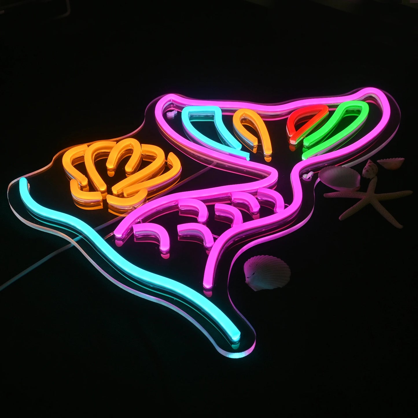 Meerjungfrauenflossen für Mädchen Mermaid 5V USB Neon Schild - Preiswert