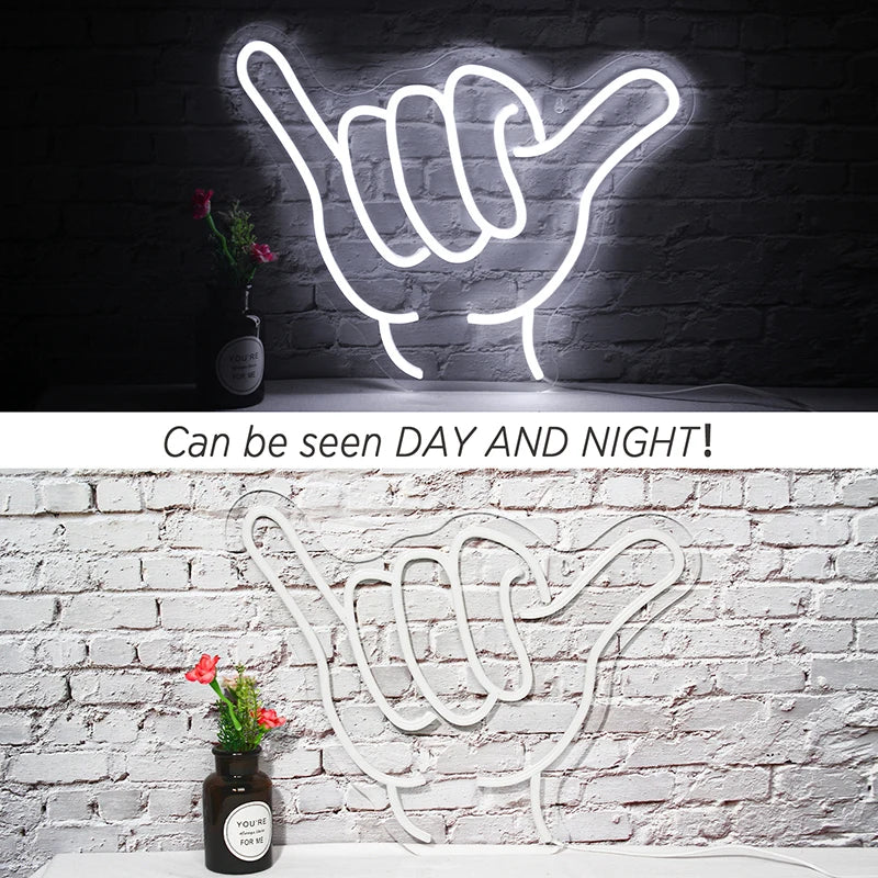 Geste Ermutigung Lob 5V USB LED Neon Schild - Preiswert