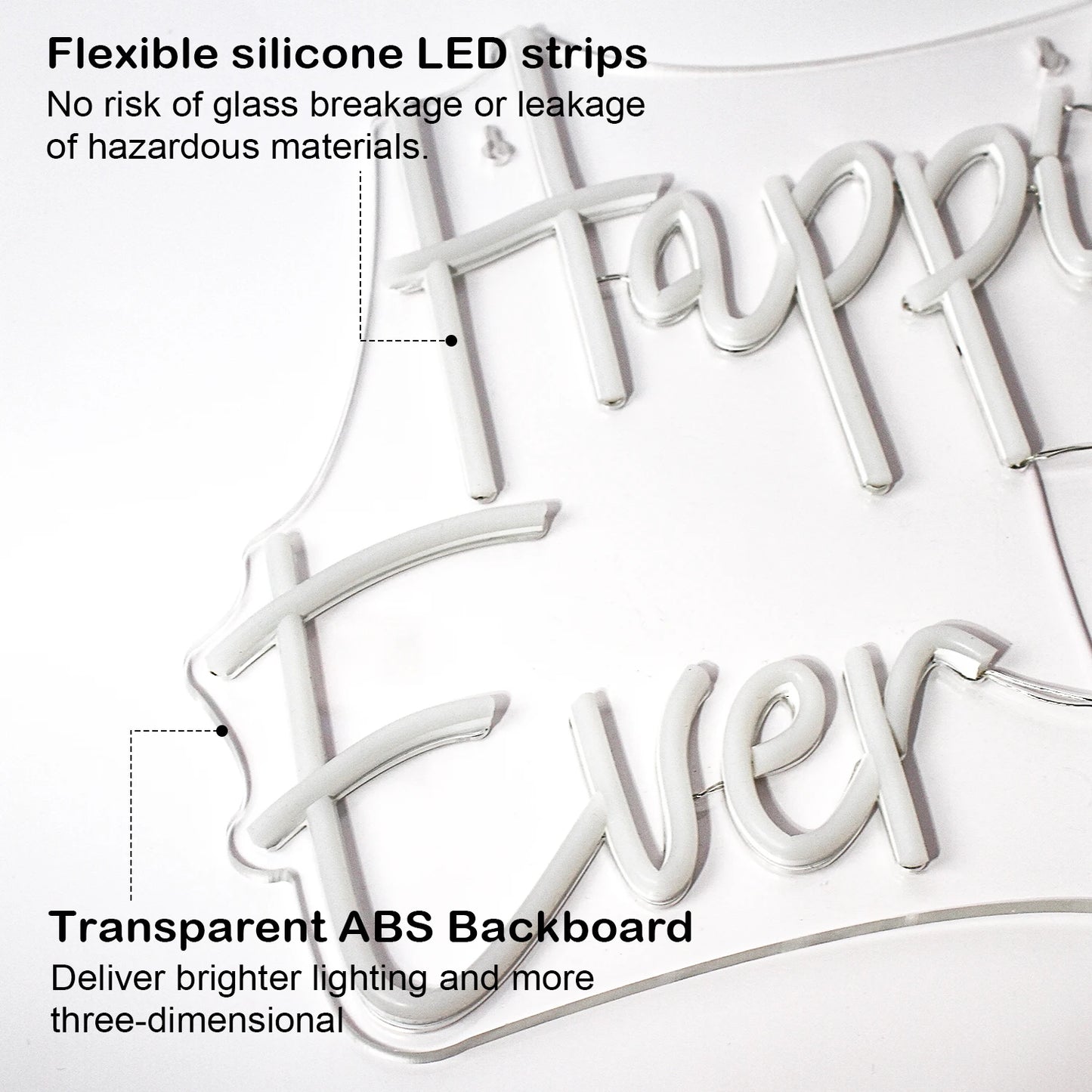 Happily Ever After 5V USB LED Neon Schild - Preisgünstig