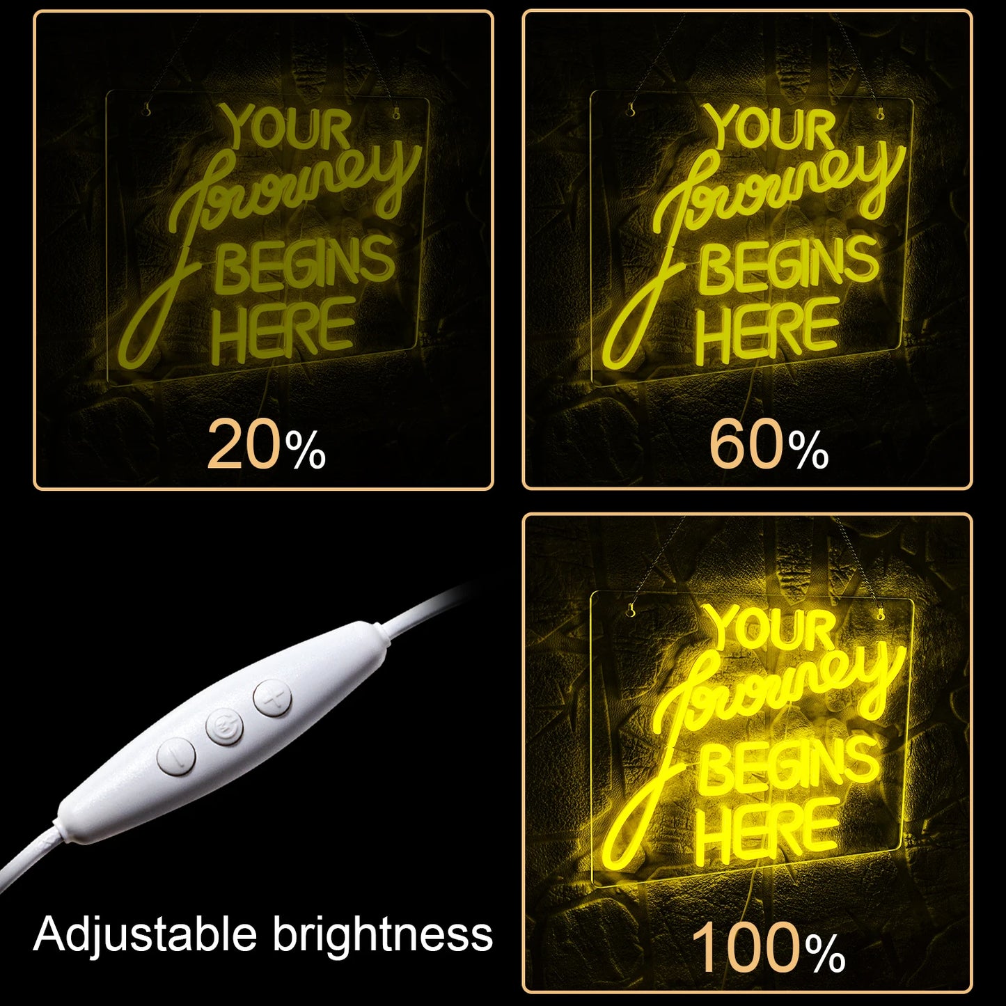 Journey Begin 5V USB LED Leuchtschild - Preisgünstig