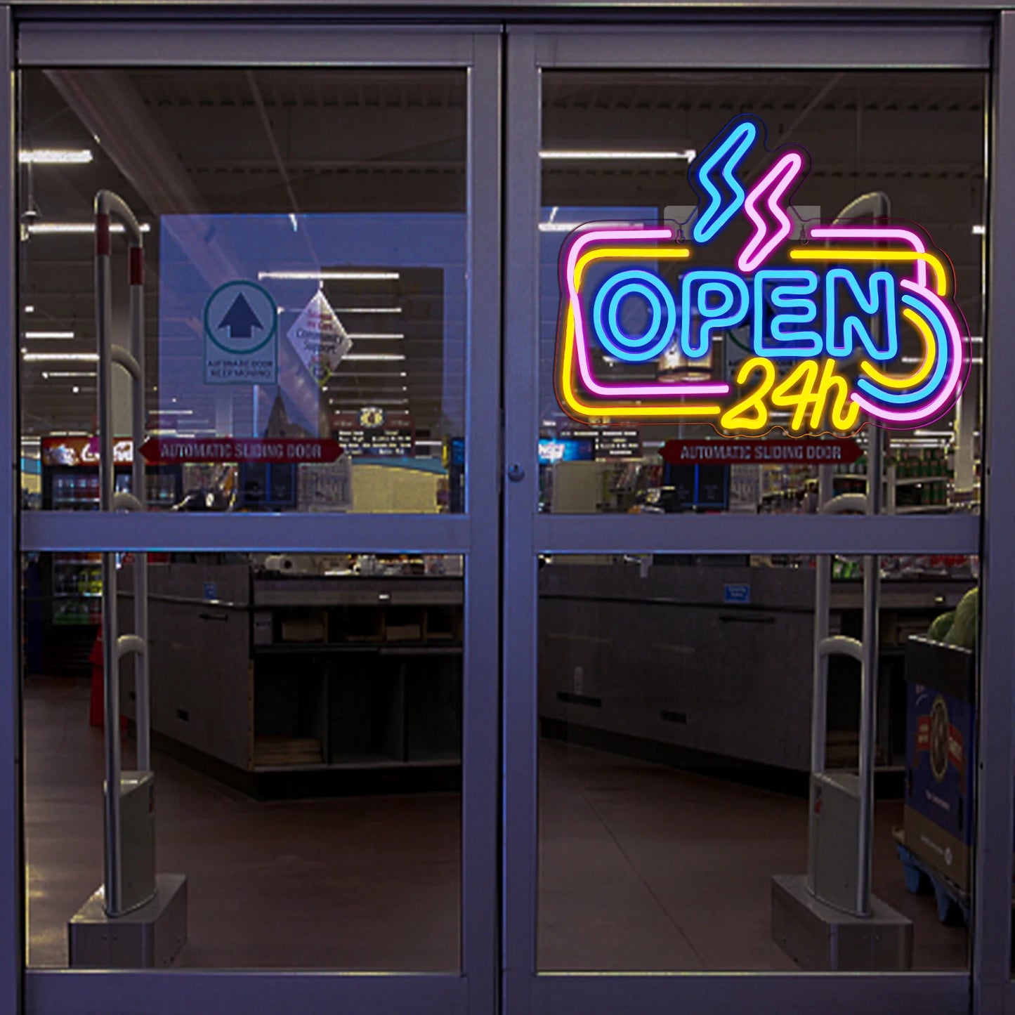 24 Stunden Geöffnet 5V USB LED Leuchtschild - Preisgünstig