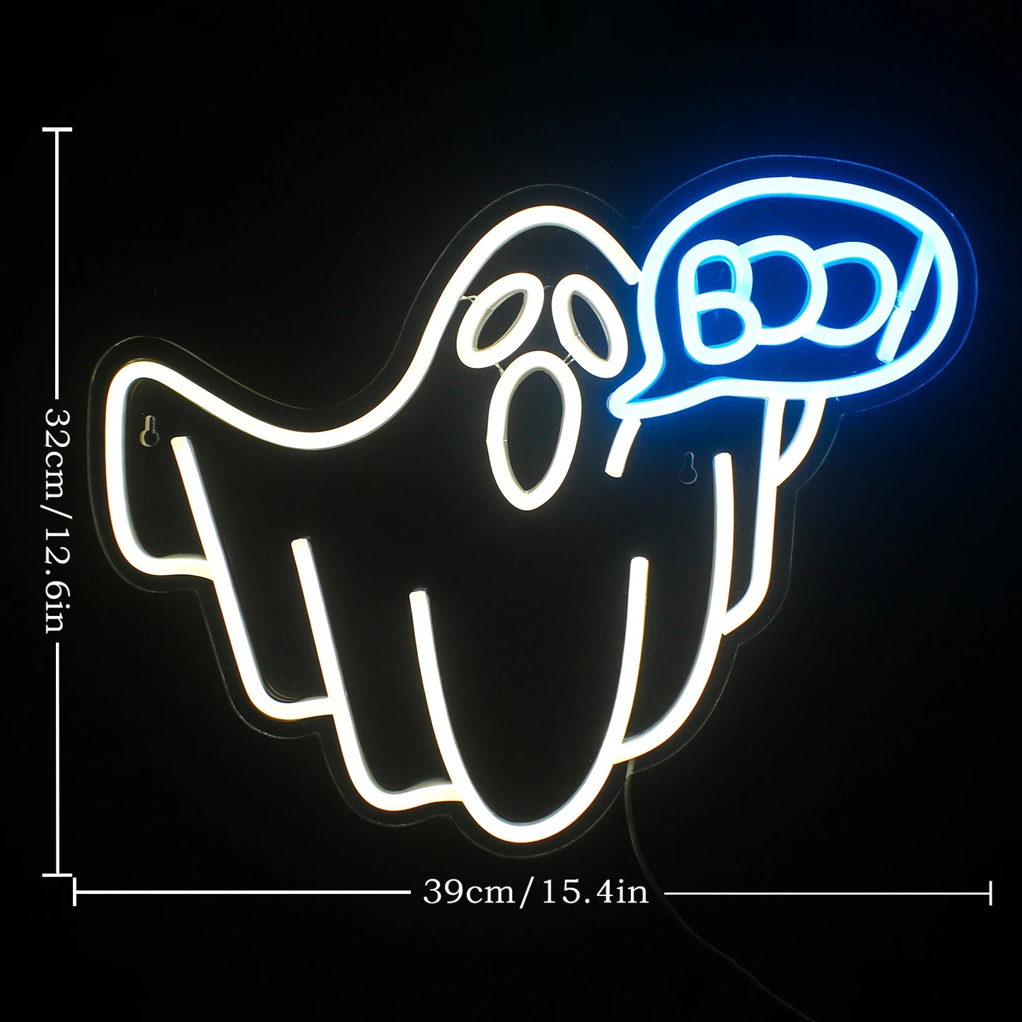 Halloween 5V USB LED Leuchtschild - Preisgünstig