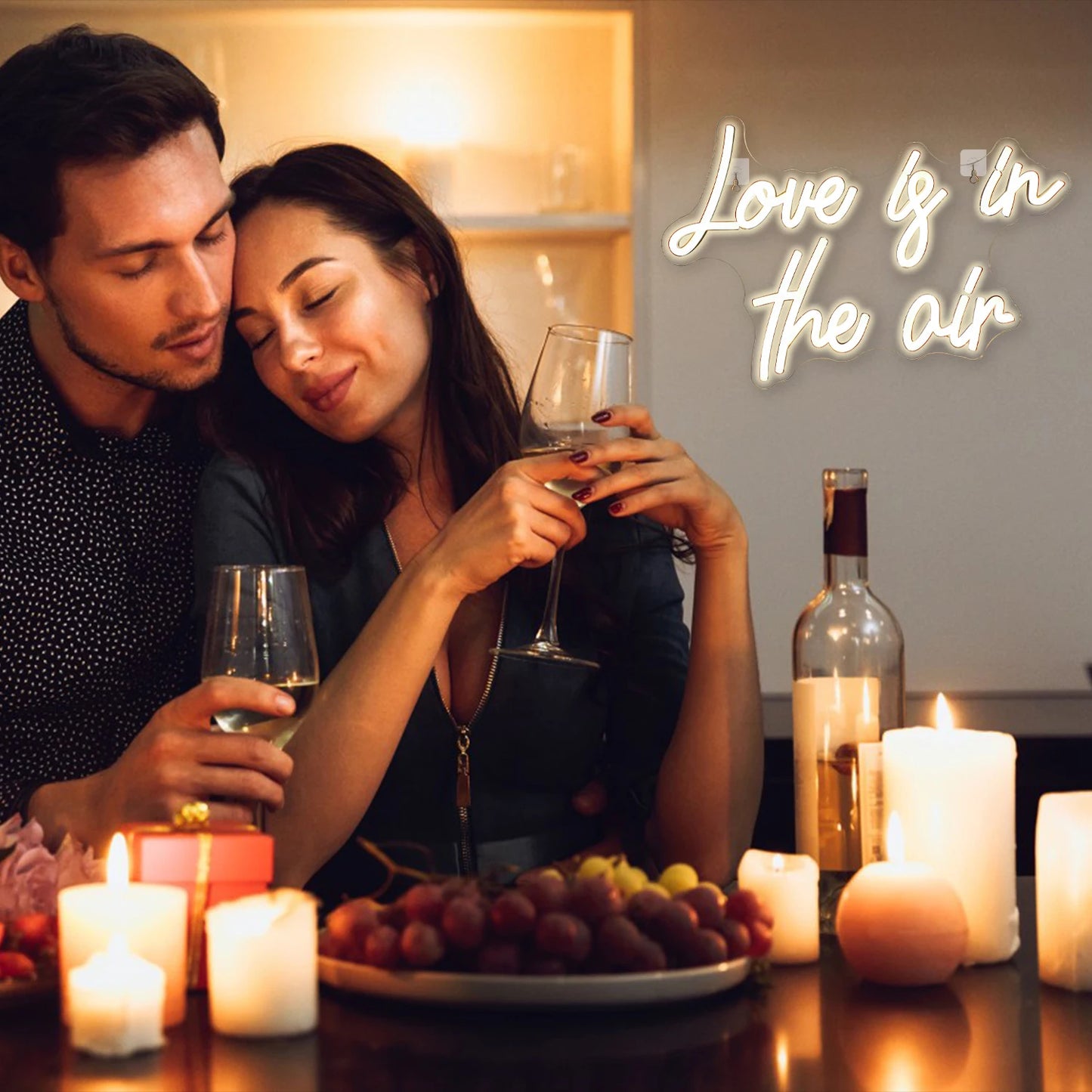 Love is in the Air 5V USB LED Leuchtschild - Preiswert