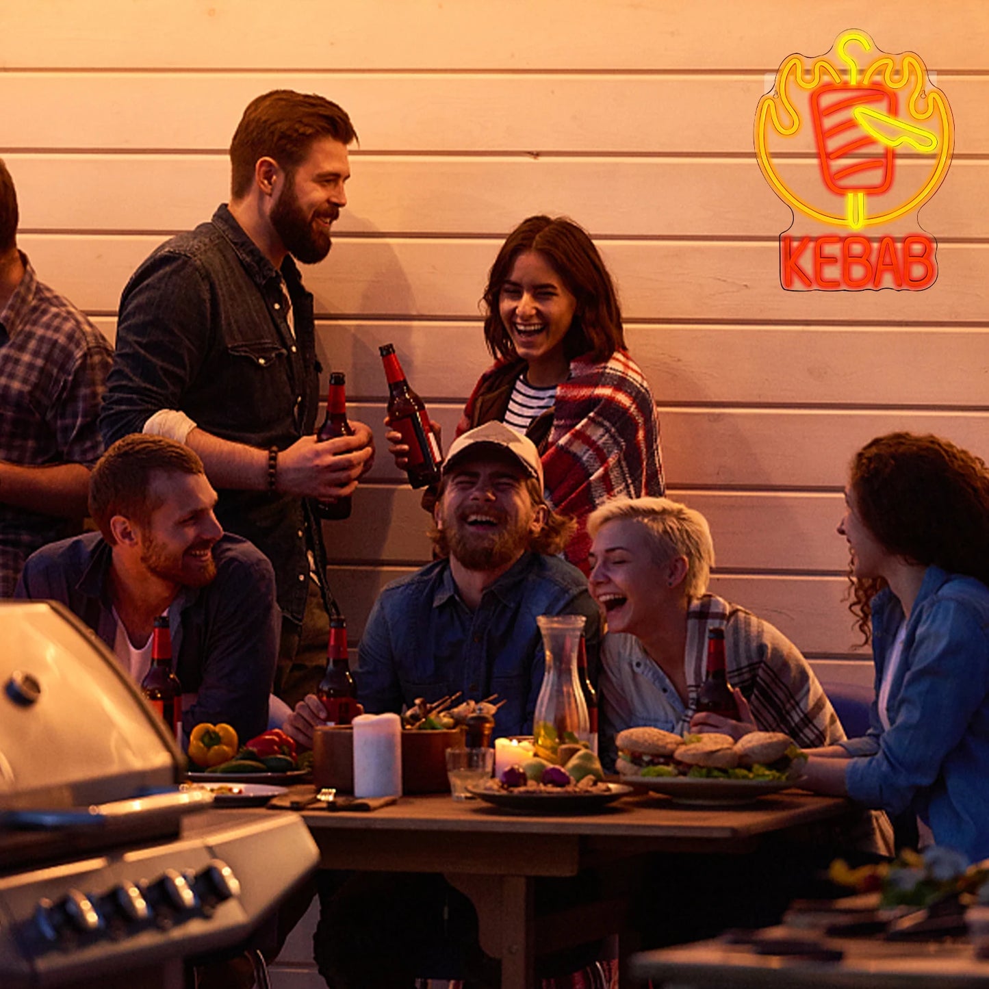 Kebab 5V USB LED Leuchtschild - Preiswert