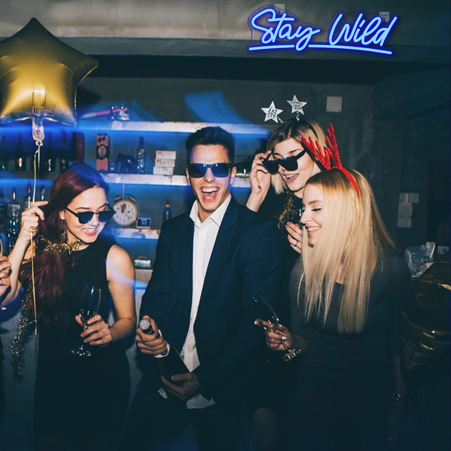 Stay Wild 5V USB LED Neon Schild - Preisgünstig