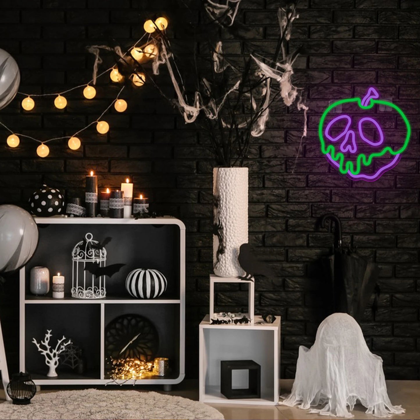 Skull Apple 5V USB LED Leuchtschild - Preisgünstig
