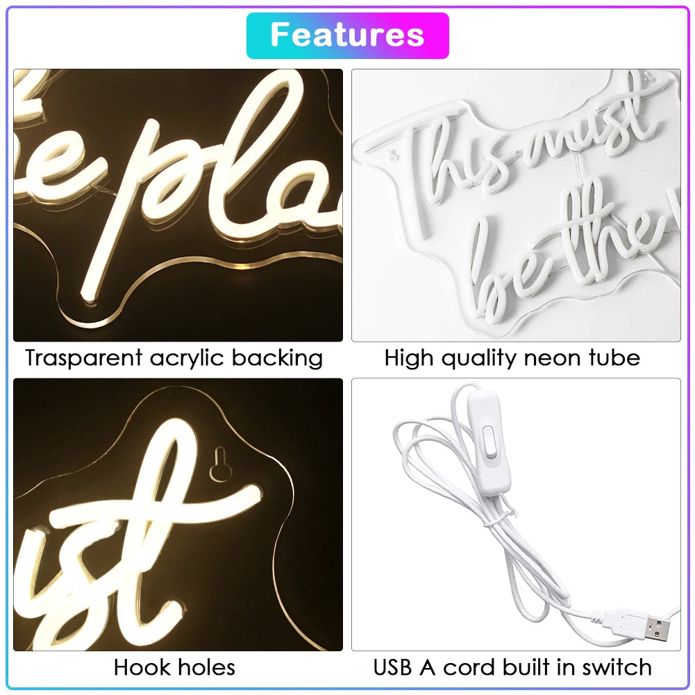 This must be the place 5V USB LED Neon Schild - Preiswert