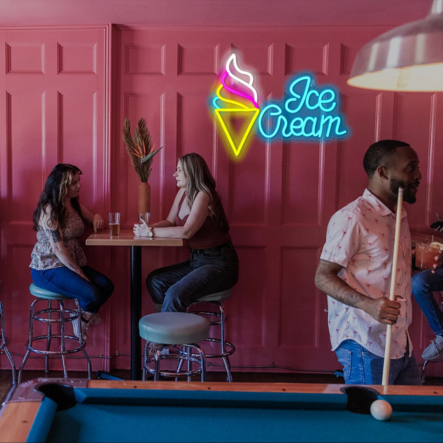 Eiscreme 5V USB LED Neon Schild - Preiswert