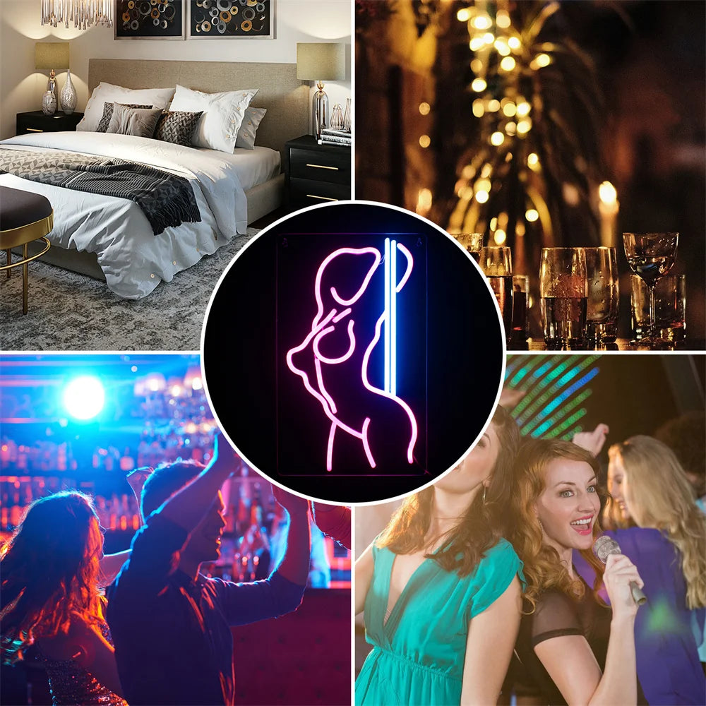 Sexy Girls 5V USB LED Neon Schild - Preiswert