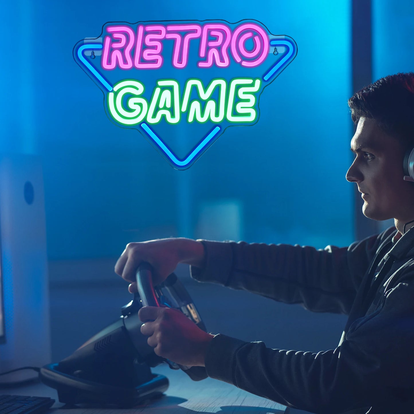 Retro-Game 5V USB LED Neon Schild - Preiswert
