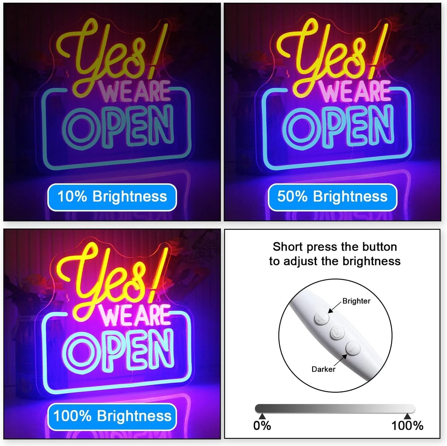 Open 5V USB LED Leuchtschild - Preisgünstig