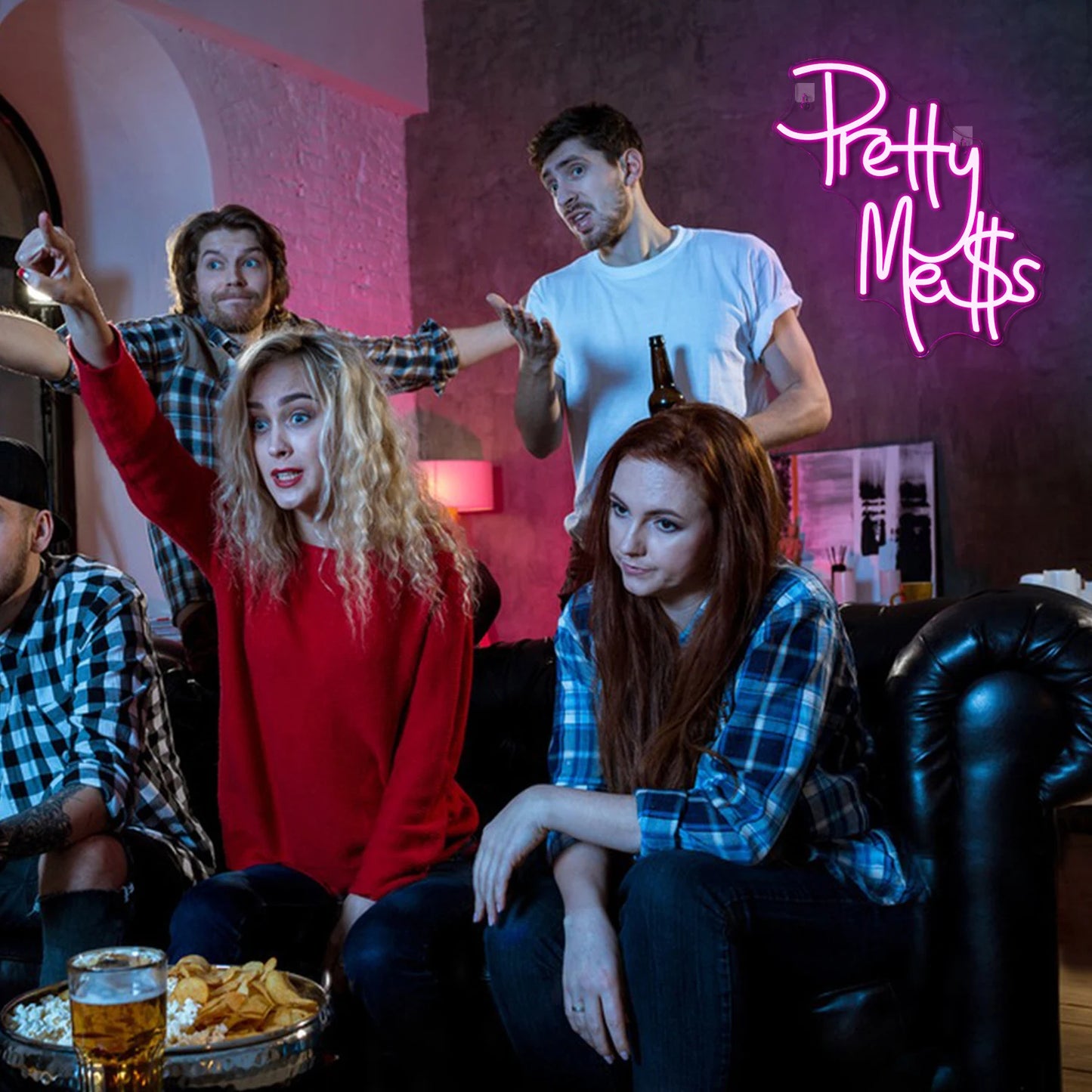 Pretty Mess 5V Mini USB LED Neonschild - Budgetfreundlich