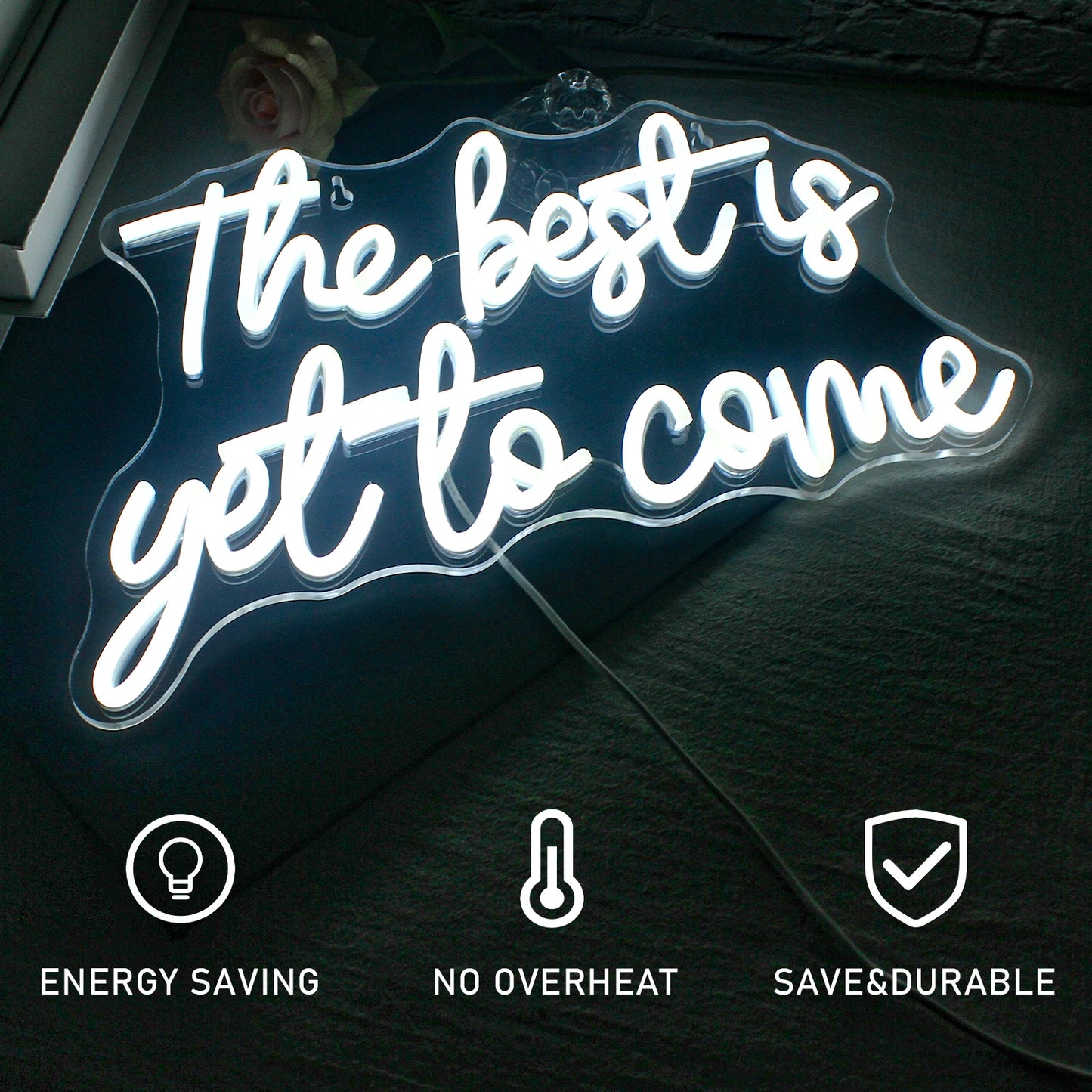 The Best is Yet to Come 5V USB LED Neonschild - Preisgünstig