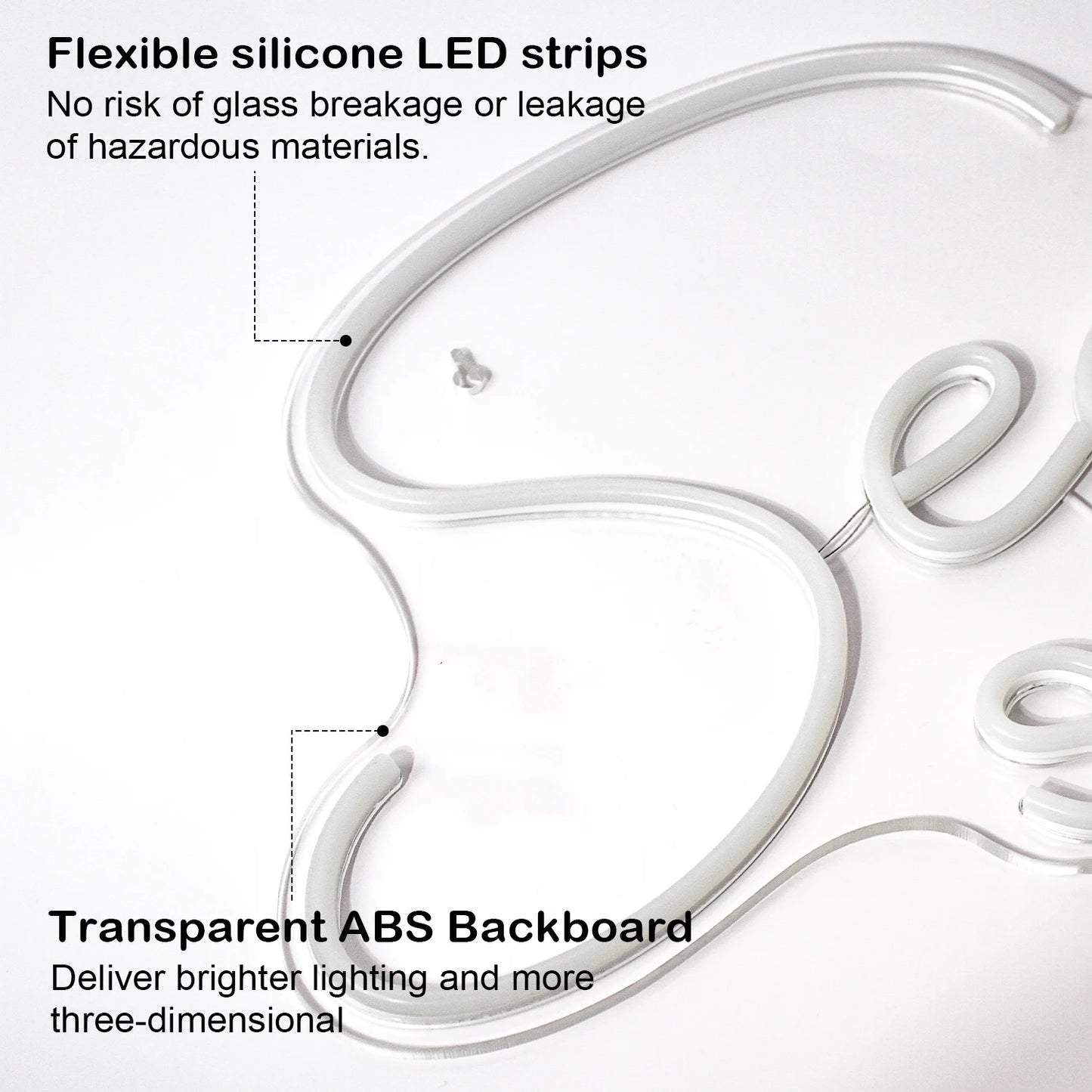 Theartneon Seek SALON 5V Mini USB LED Leuchtschild - Preiswert