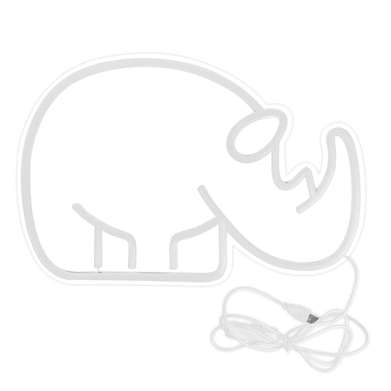 Rhino 5V USB LED Neon Schild - Preisgünstig
