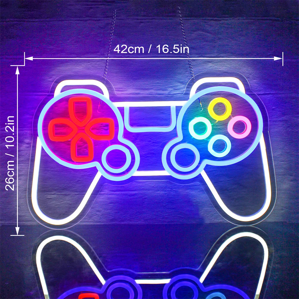 Gamer 5V USB LED Leuchtschild - Preisgünstig