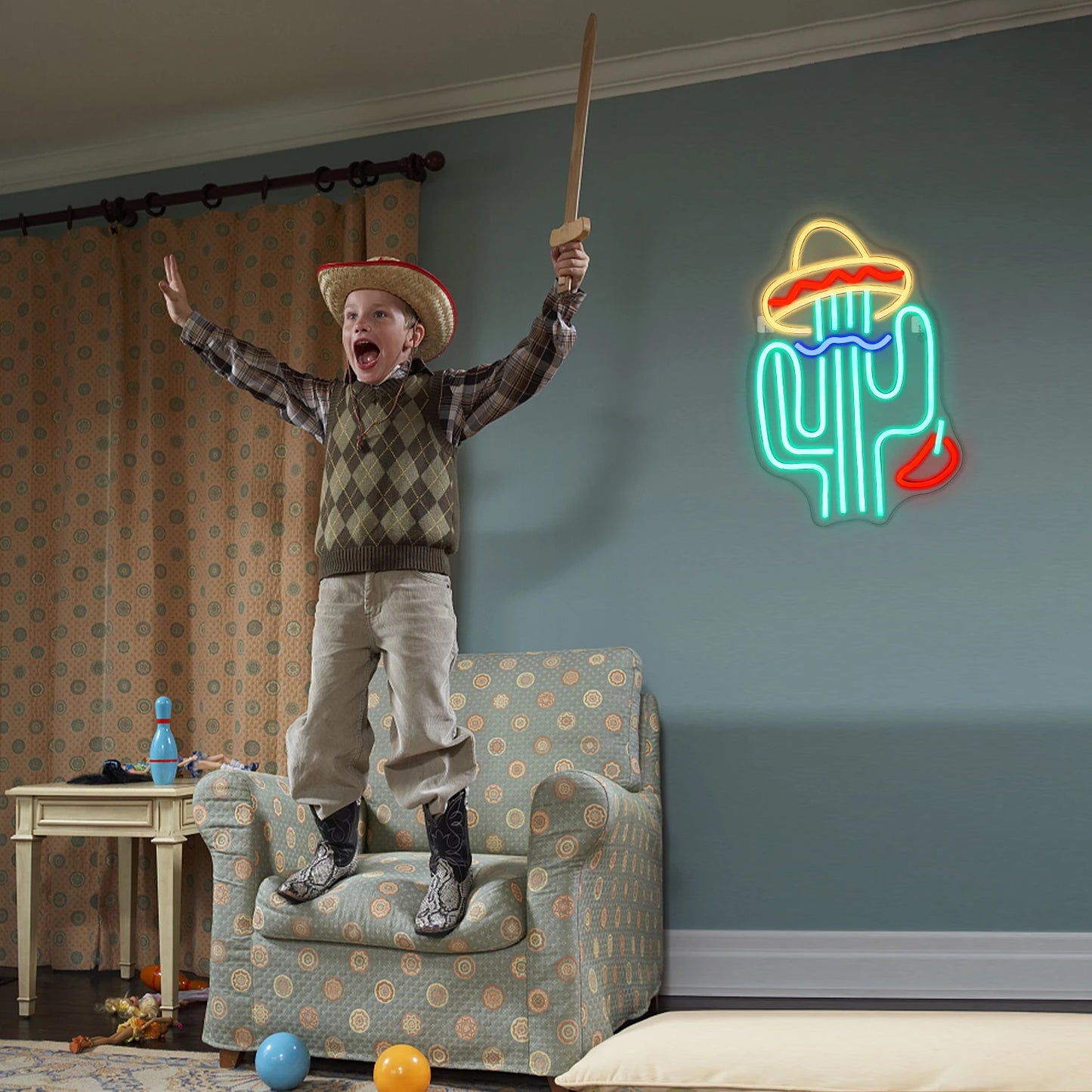 Kaktus 5V USB LED Neon Schild - Preisgünstig