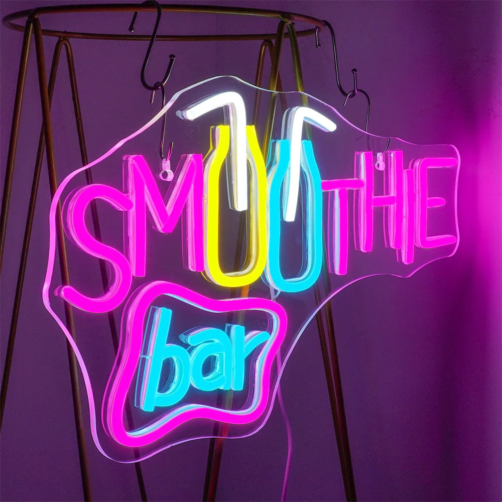 Smoothie Bar 5V USB LED Leuchtschild - Preiswert