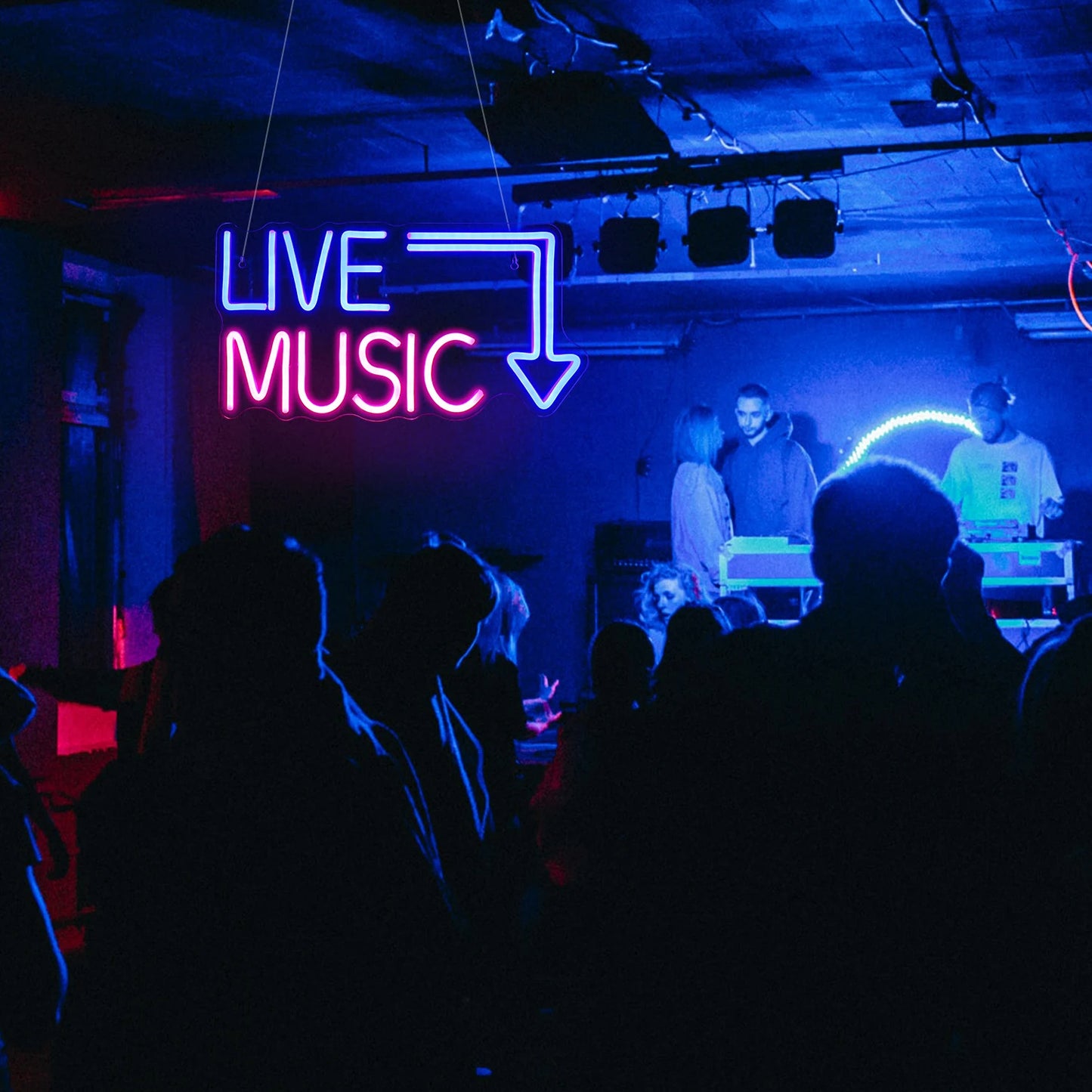 Live-Musik 5V USB LED Leuchtschild - Preiswert
