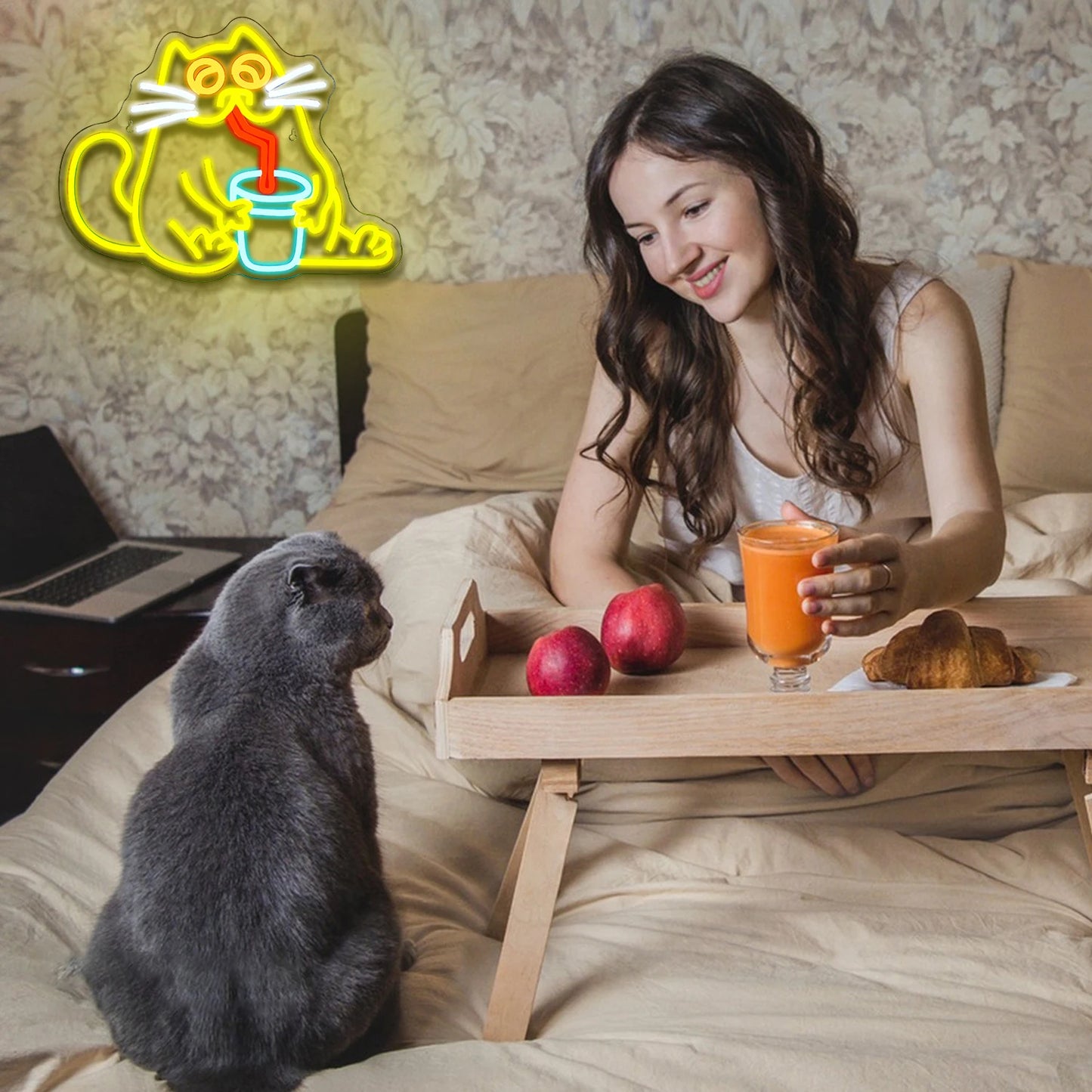 Katze 5V USB LED Neon Schild - Preiswert