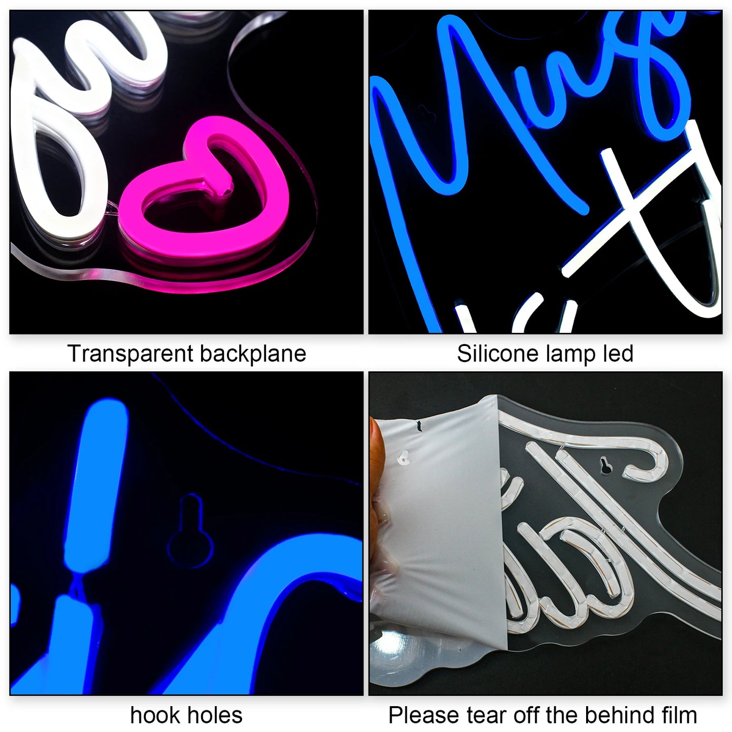 Musik ist die Antwort 5V USB LED Leuchtschild - Preiswert