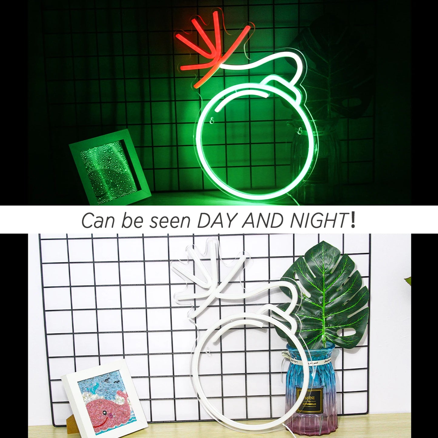 Grünes 5V USB LED Neon Schild - Preisgünstig