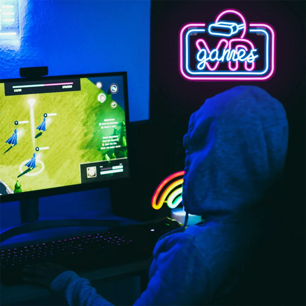 VR-Spiel 5V USB LED Leuchtschild - Preiswert