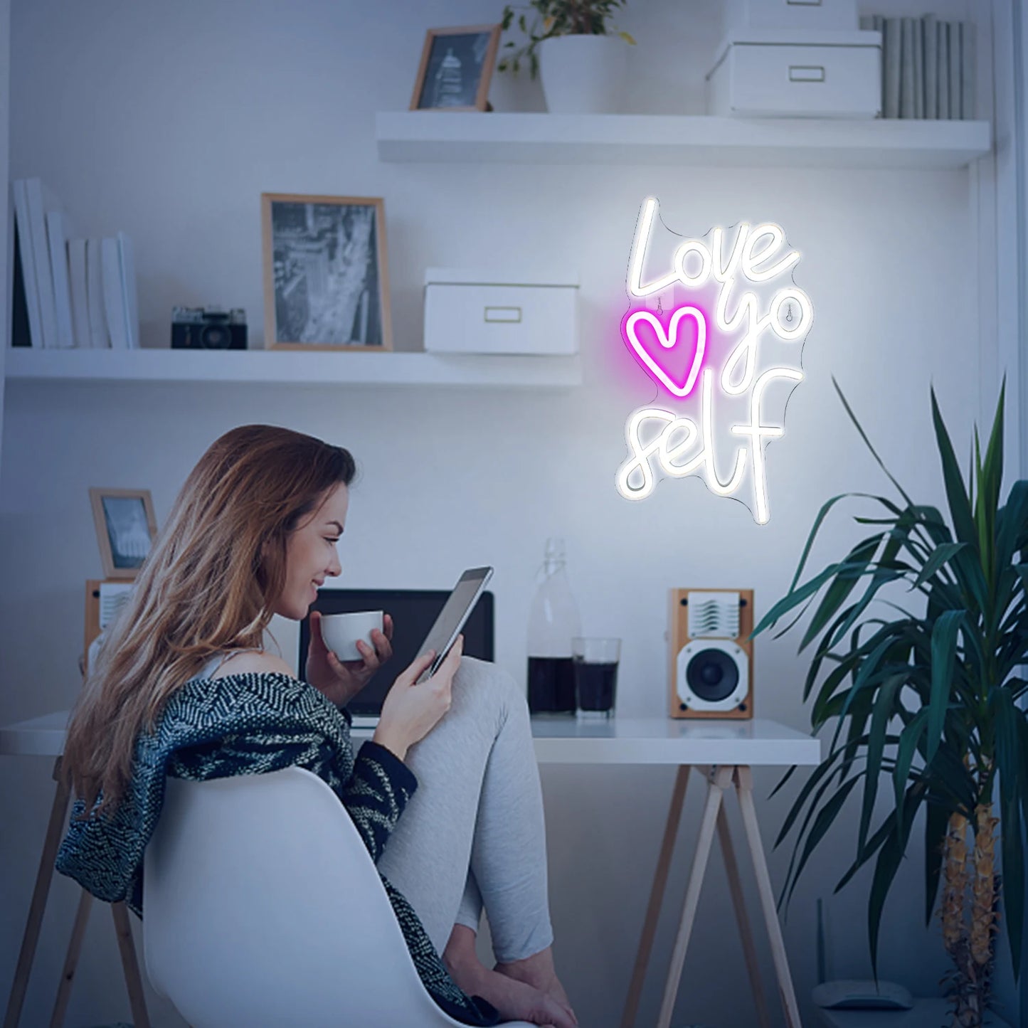 Love Yourself 5V USB LED Neon Schild - Preiswert