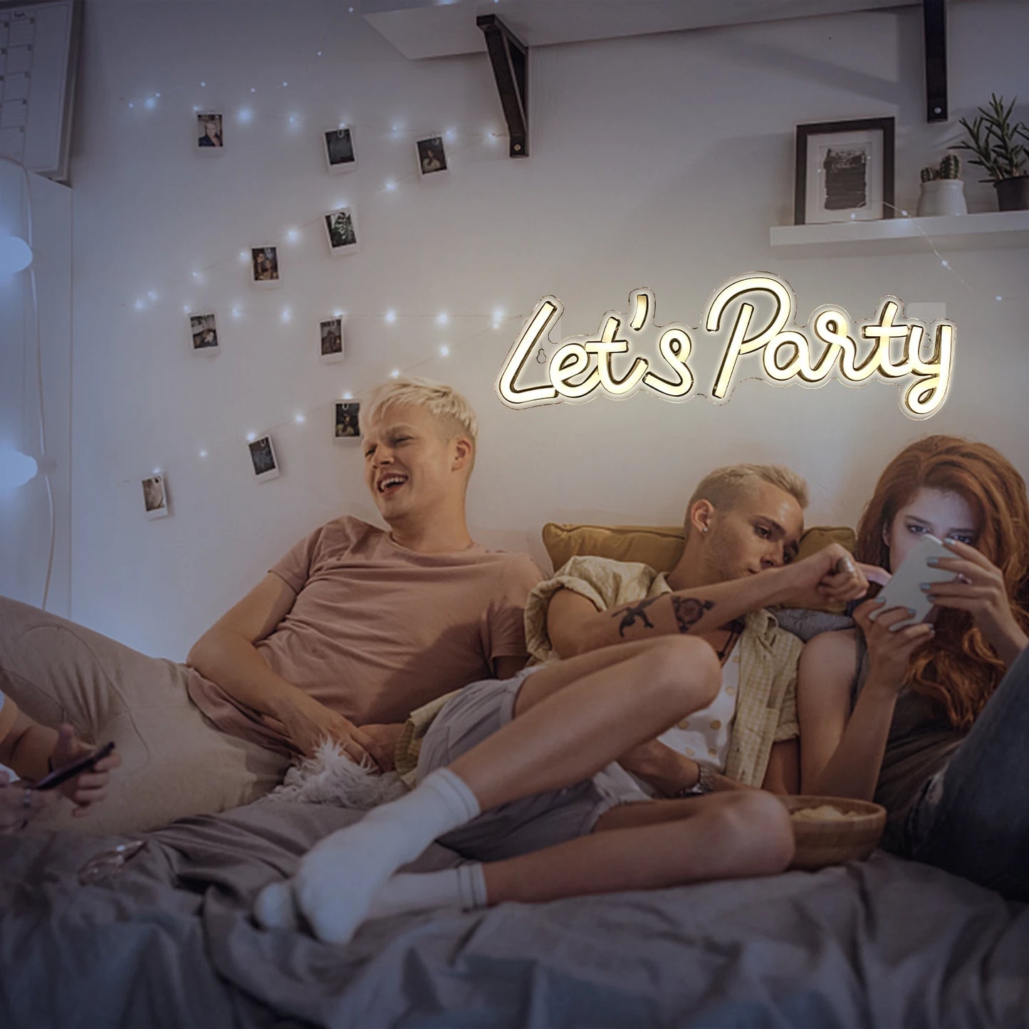 Let's Party 5V USB LED Leuchtschild - Preisgünstig