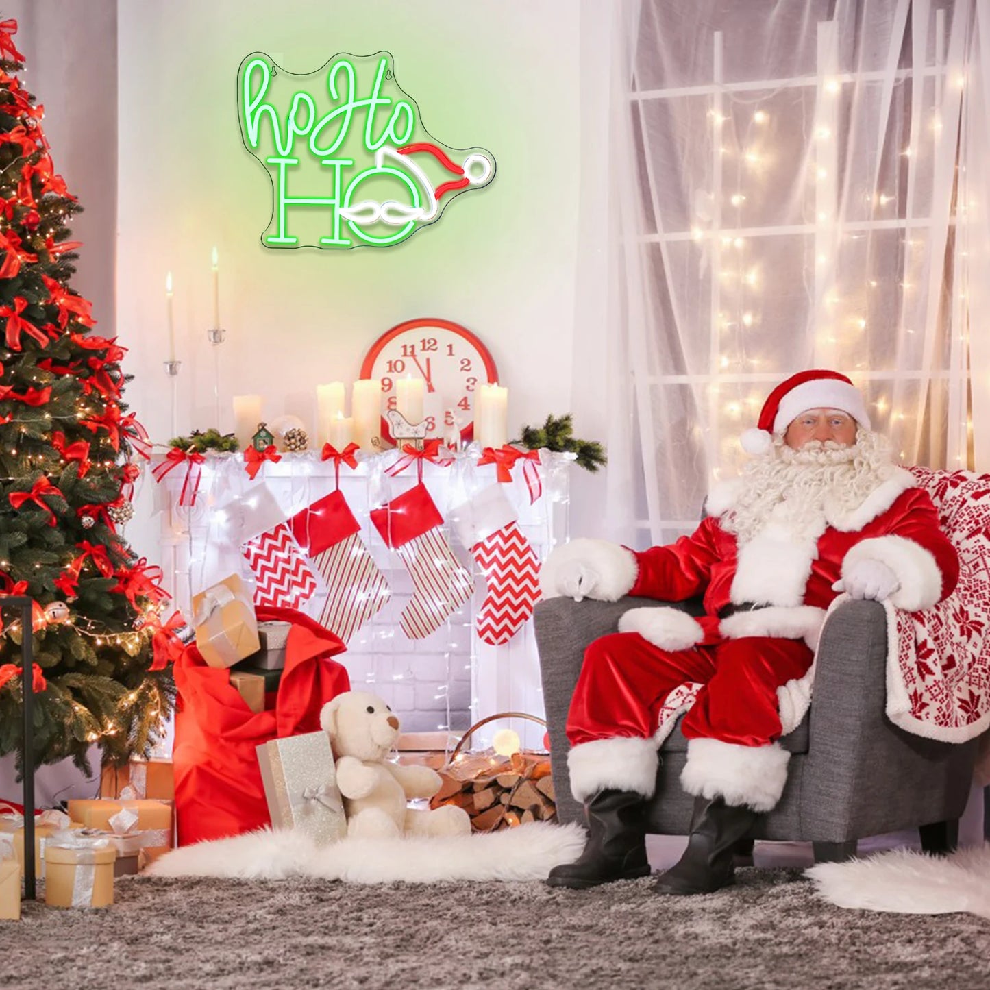 Frohe Weihnachten 5V USB LED Leuchtschild - Preisgünstig