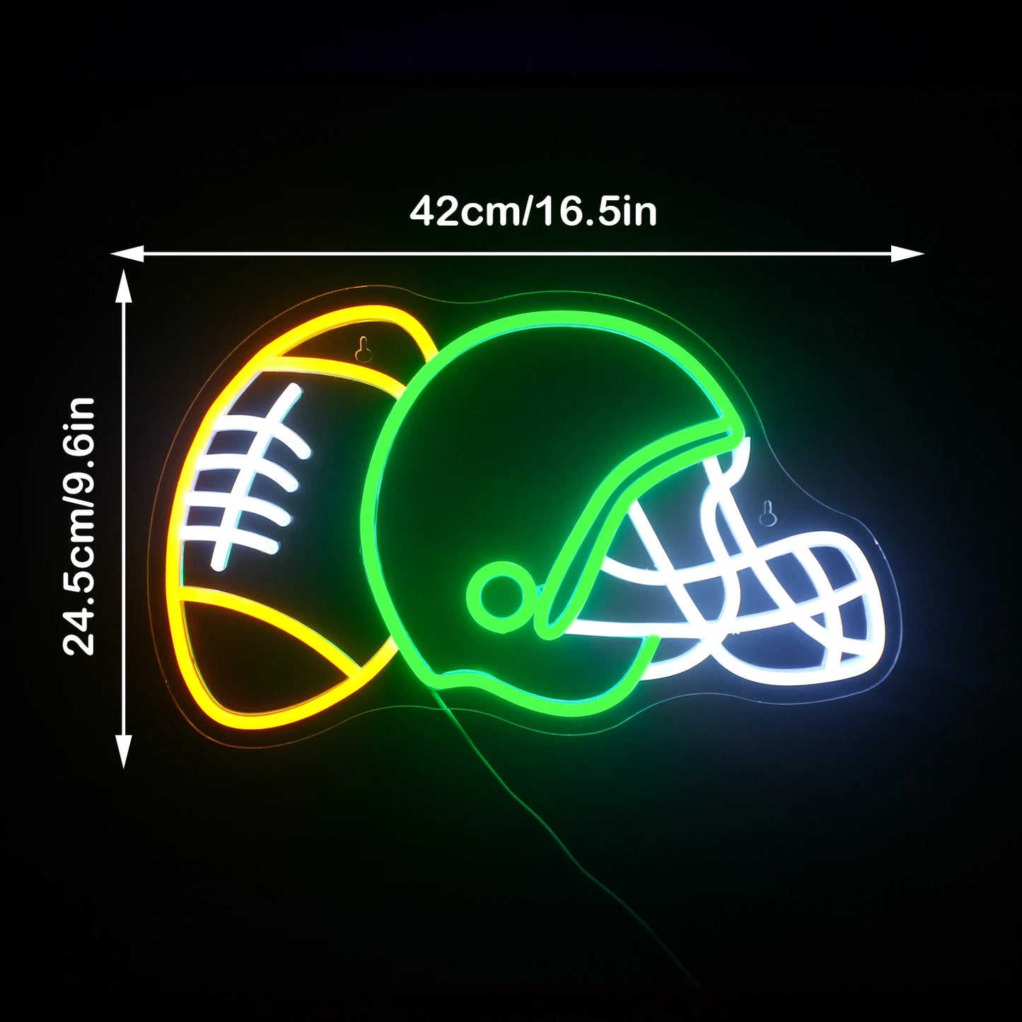 Rugby-Helm 5V USB LED Neon Schild - Preisgünstig