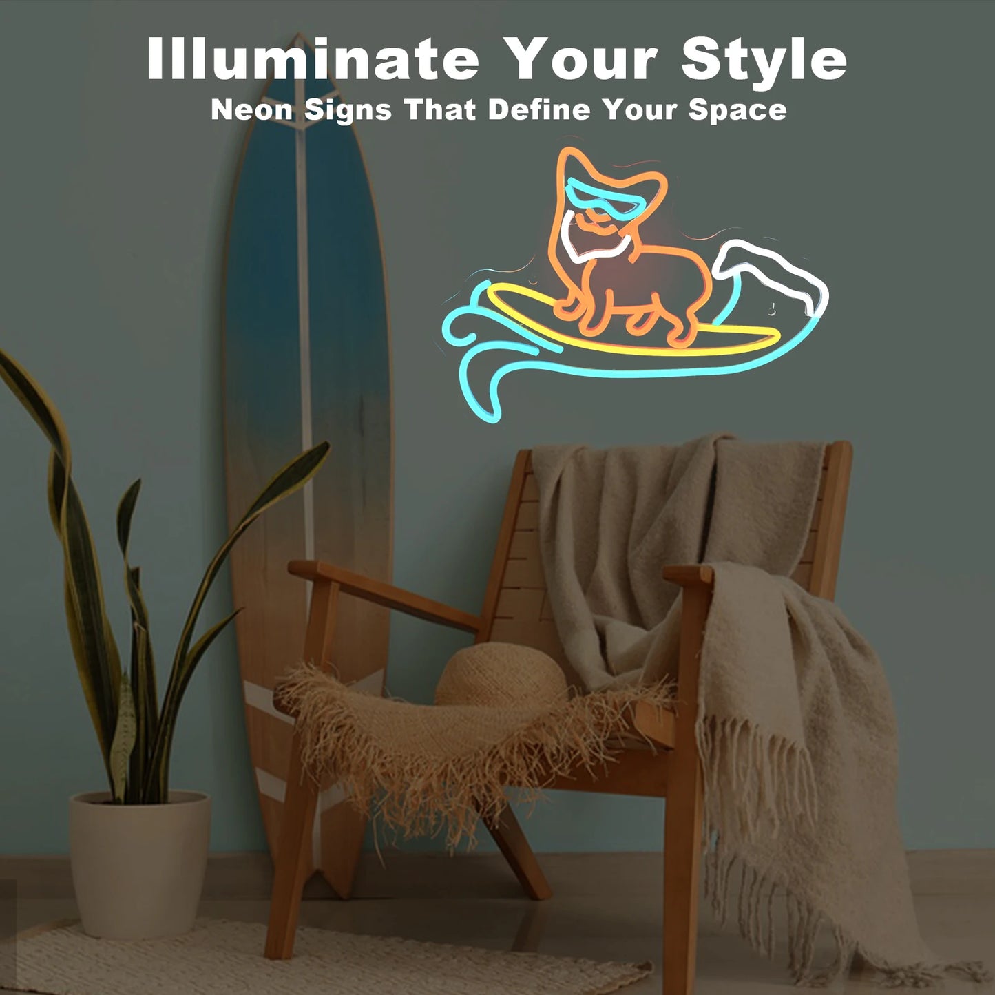 Neon Schilder: Haustierbedarf Dimmbarer Corgi Hund 5V USB LED Neon Schild - Preiswert
