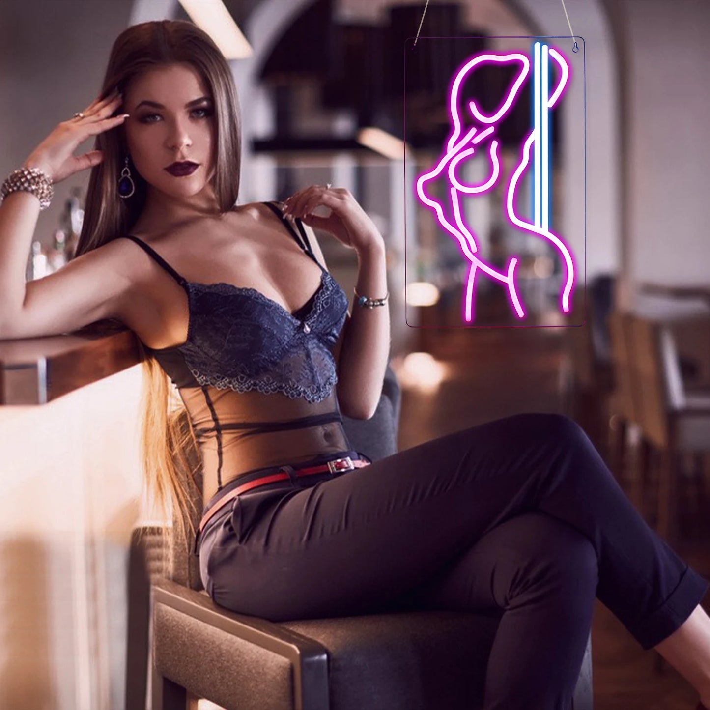 Sexy Girls 5V USB LED Neon Schild - Preiswert