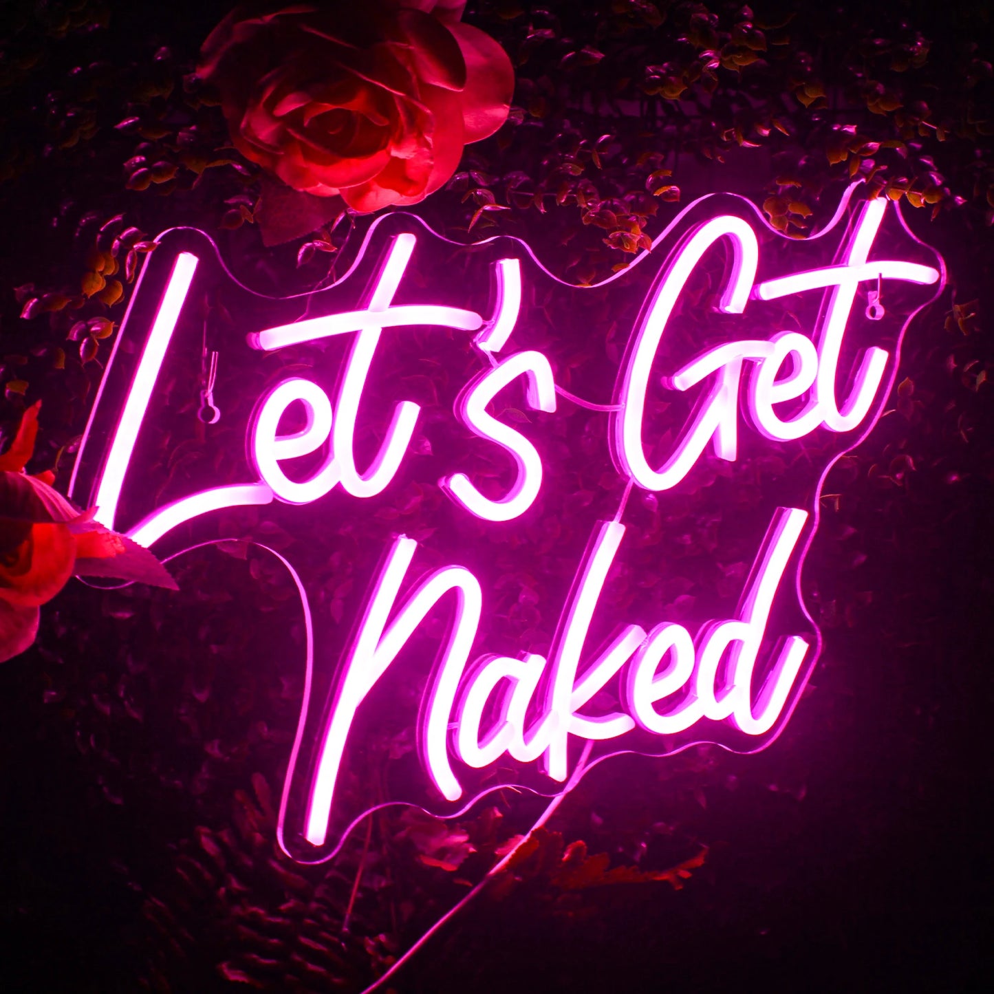 Let's Get Naked 5V USB LED Leuchtschild - Preiswert