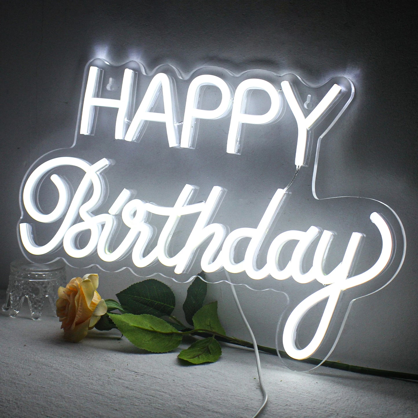 Happy Birthday 5V USB LED Neon Schild - Preiswert