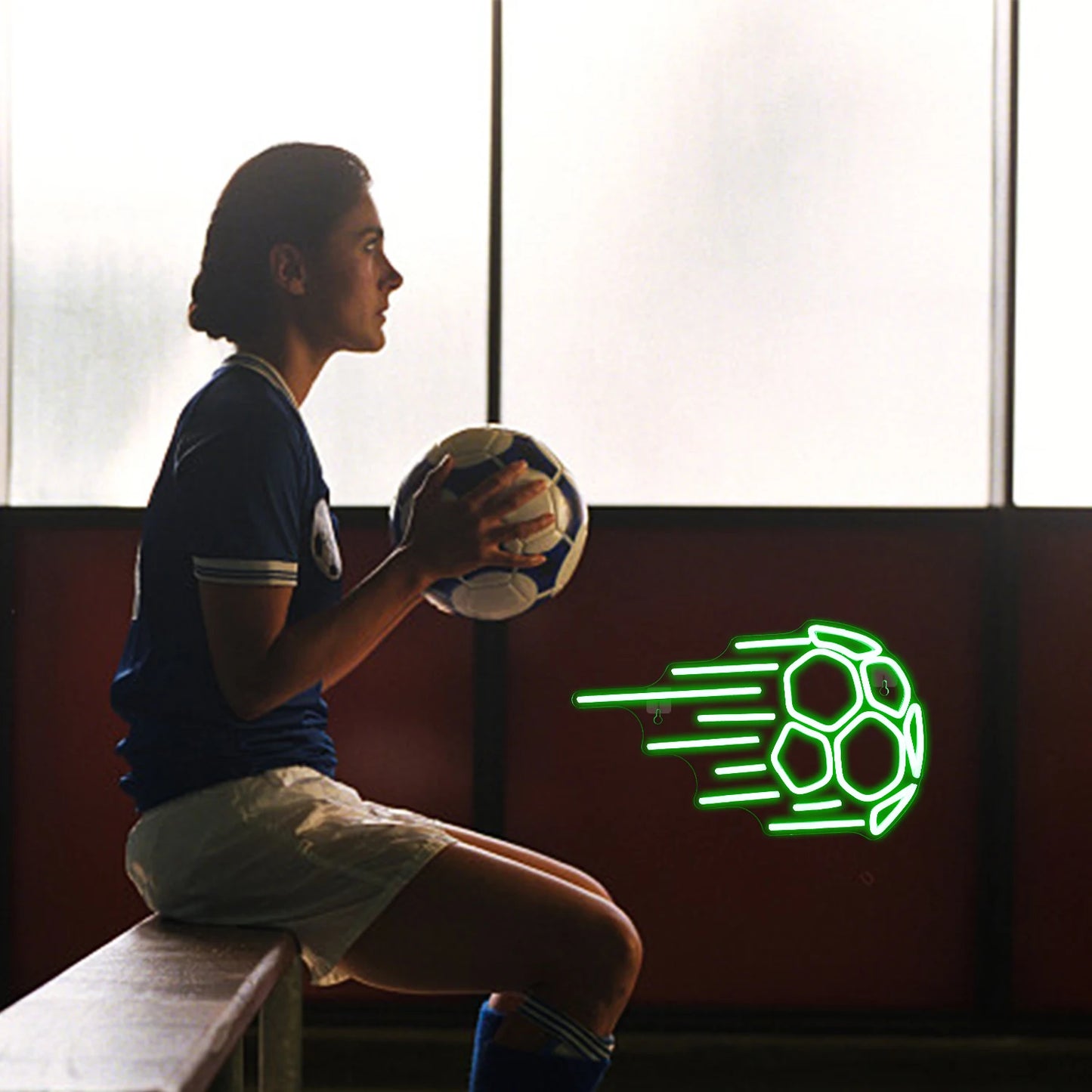 Fußball 5V USB LED Leuchtschild - Preisgünstig