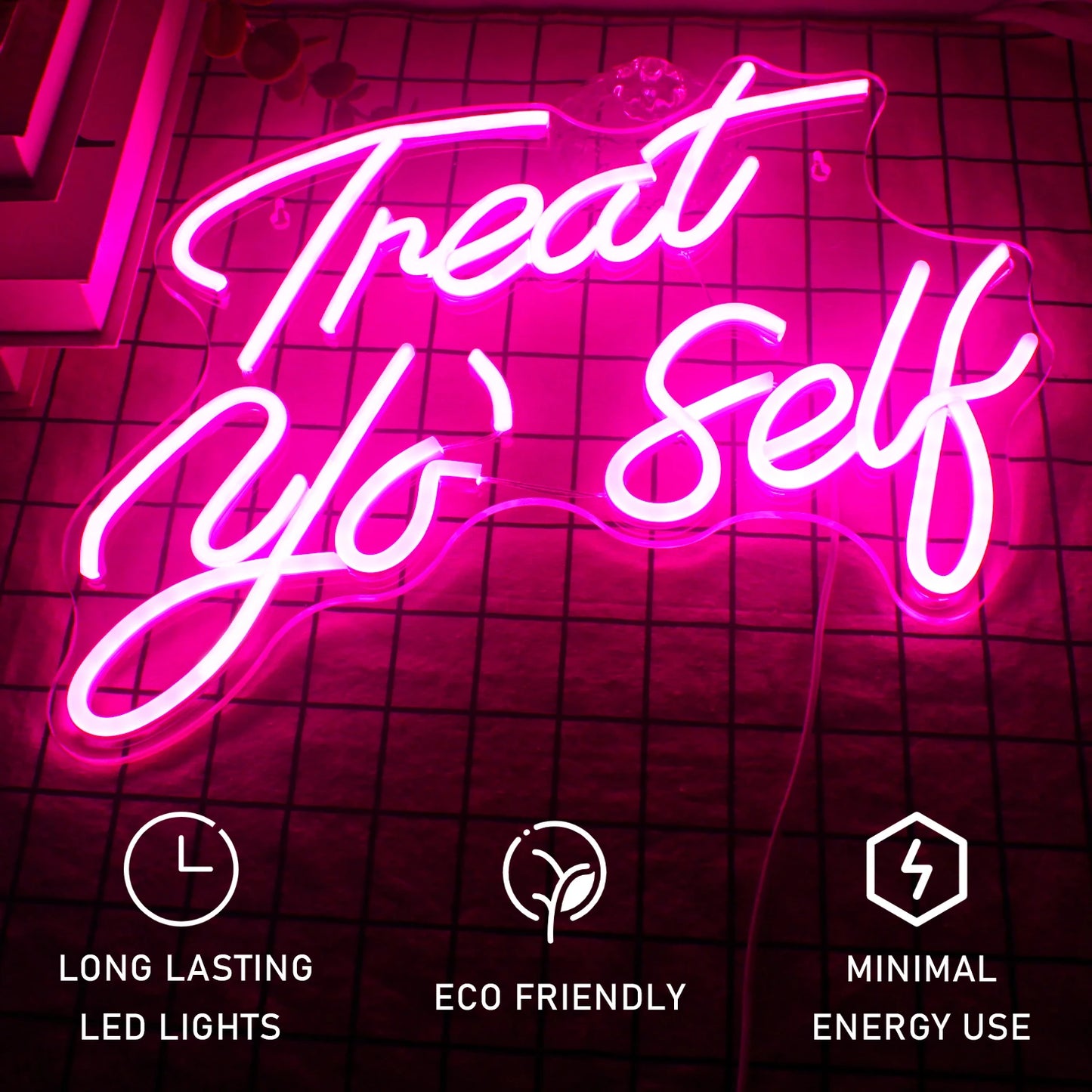 Treat Yourself 5V USB LED Neon Schild - Preisgünstig