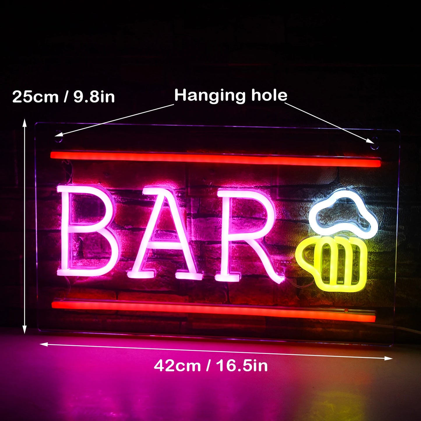 Bar 5V USB LED Leuchtschild - Preisgünstig