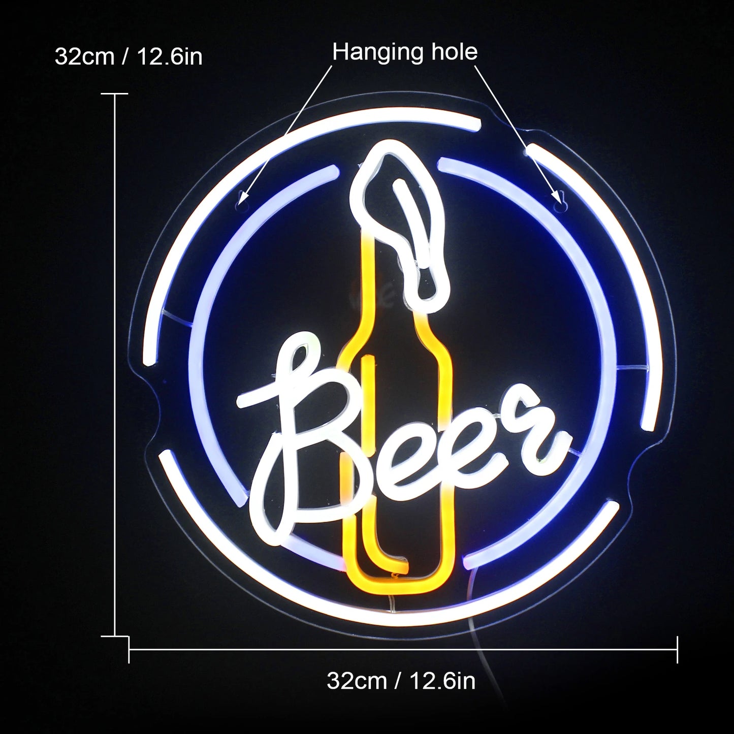 Bar Bier 5V USB LED Leuchtschild - Preiswert