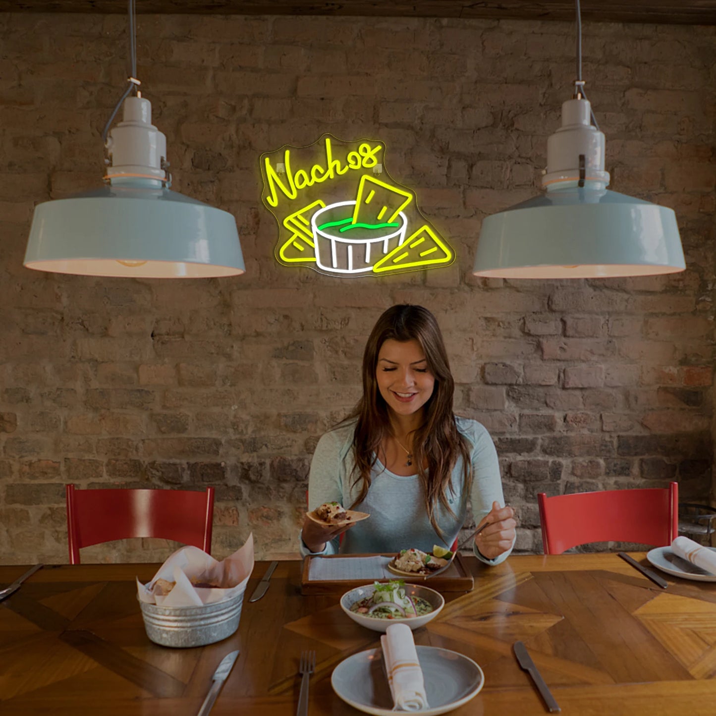 Nachos 5V USB LED Leuchtschild - Preisgünstig