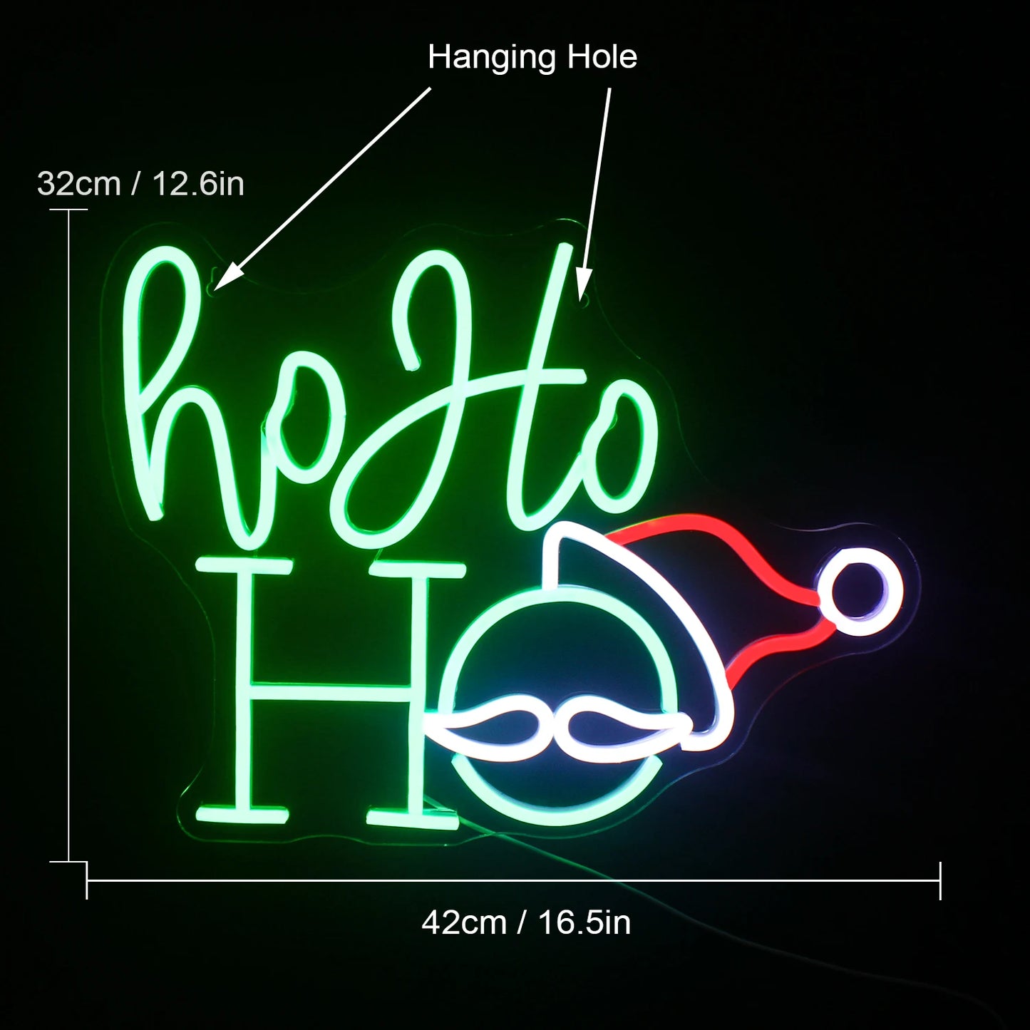 Frohe Weihnachten 5V USB LED Leuchtschild - Preisgünstig