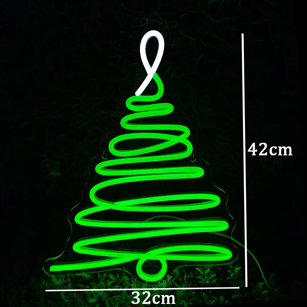 Weihnachtsbaum 5V USB LED Neonschild - Preisgünstig