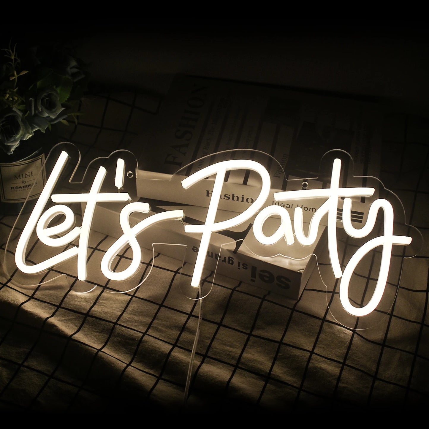 Let's Party 5V USB LED Leuchtschild - Preiswert