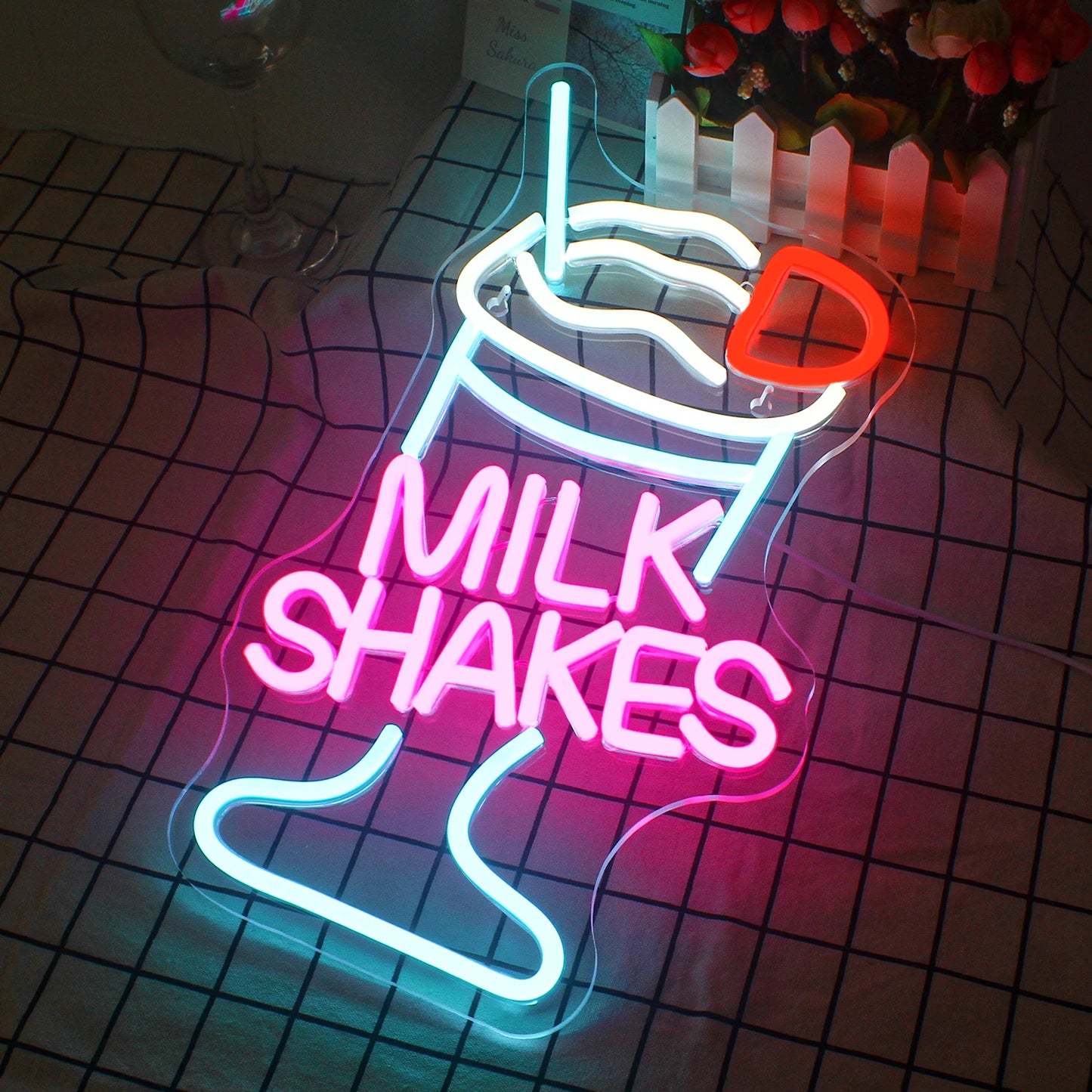 Milke Shakes 5V USB LED Neon Leuchtschild - Preiswert