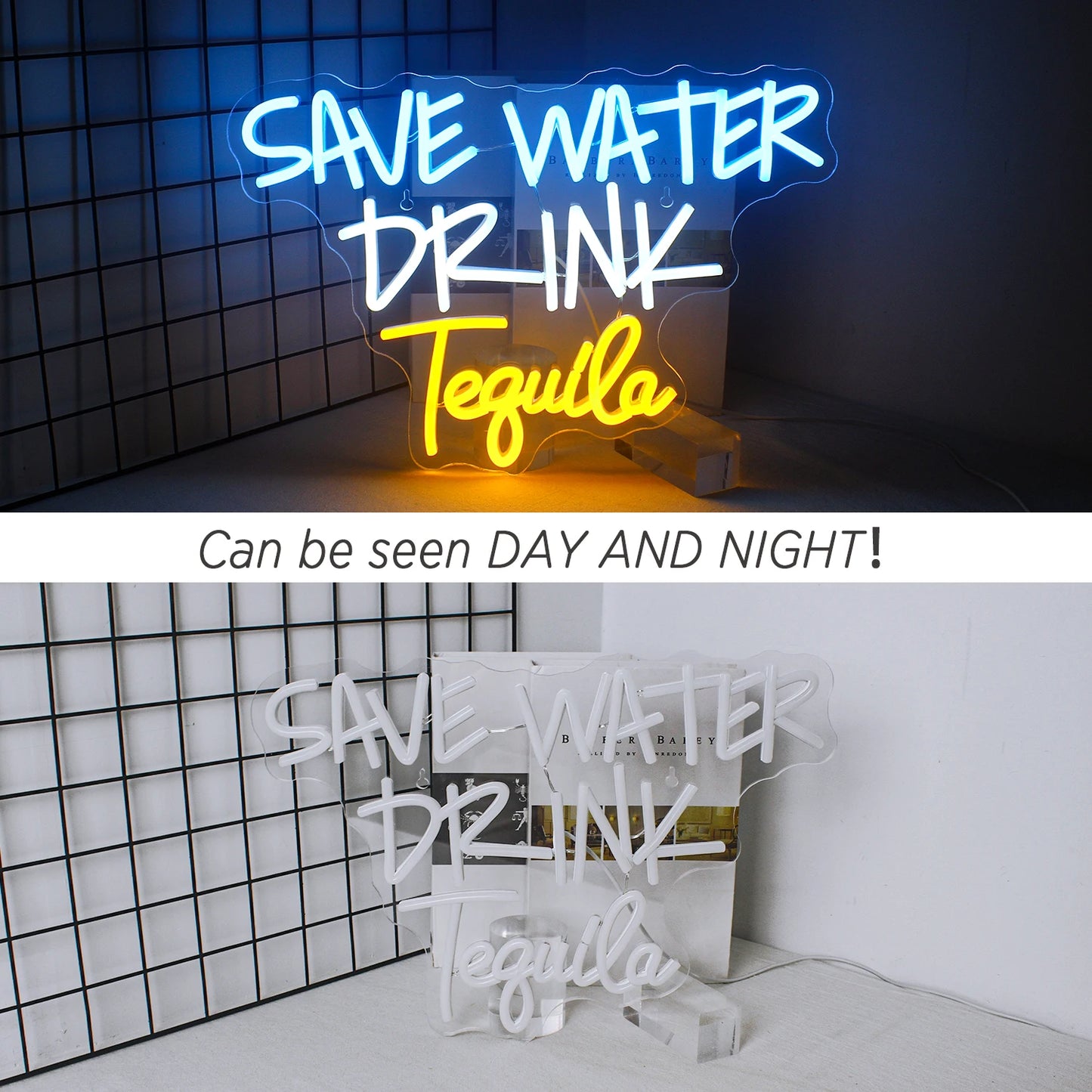 Save Water Drink Tequila 5V USB LED Leuchtschild - Preiswert