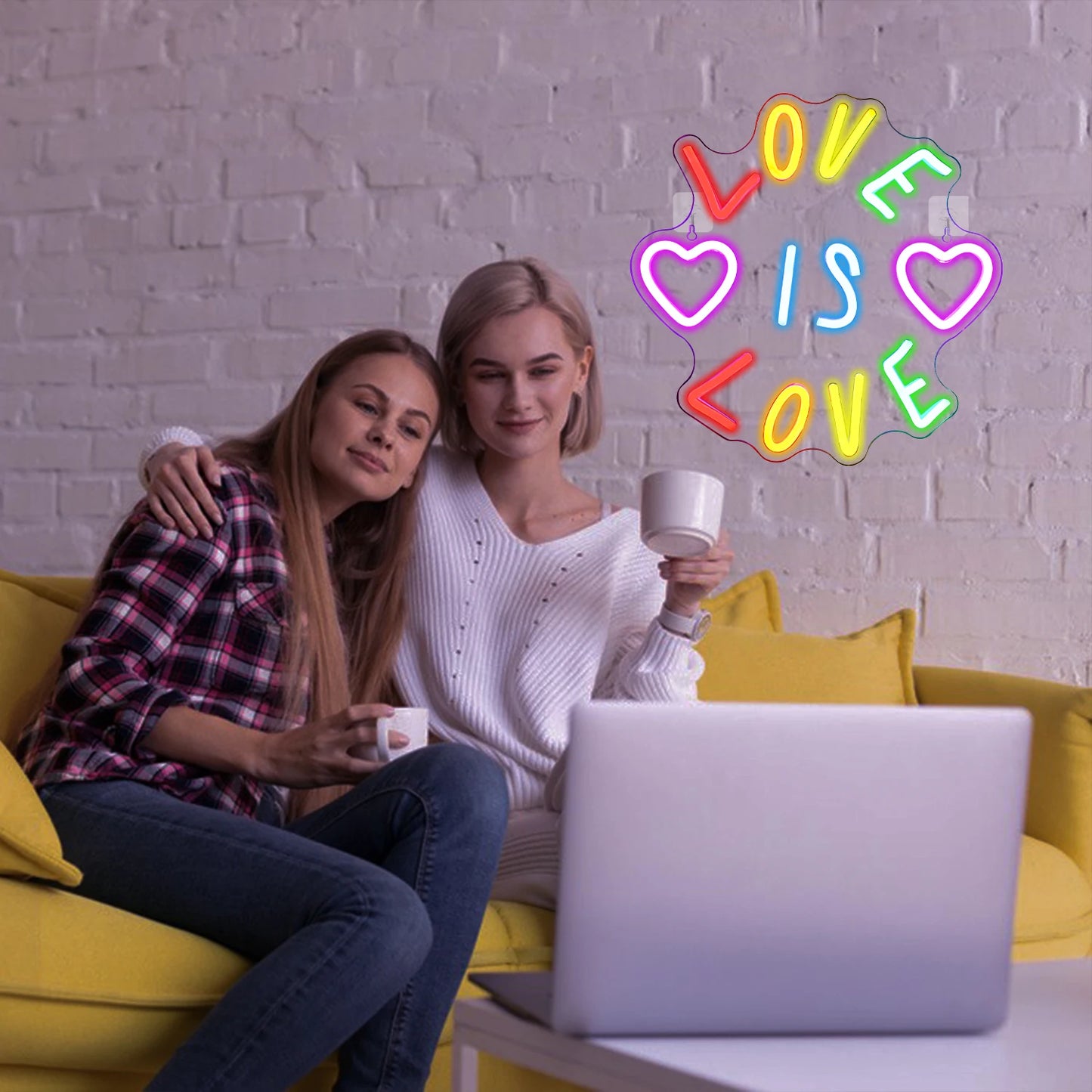 5V USB LED Neon Schild "Love" - Preisgünstig