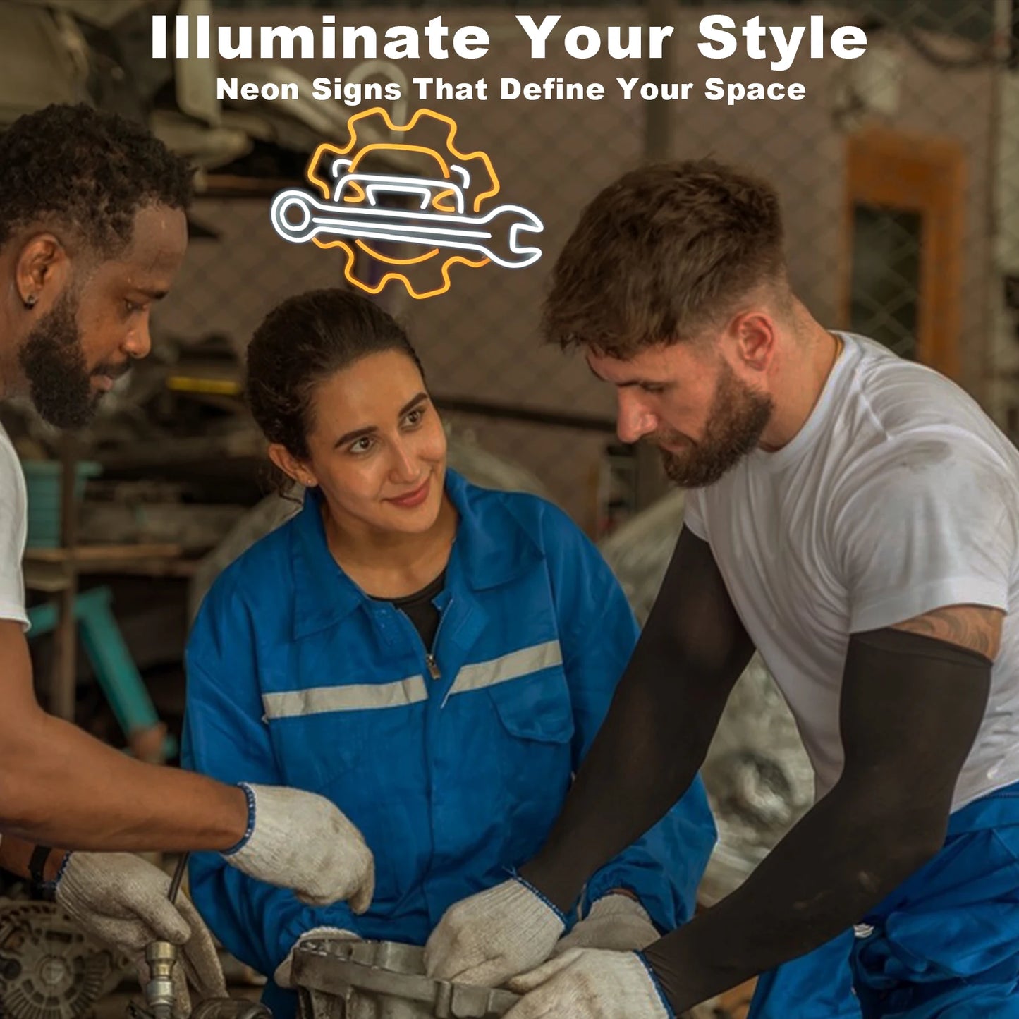 Garage 5V USB LED Leuchtschild - Preisgünstig