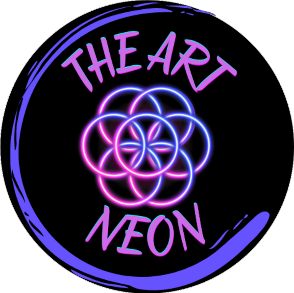 Das Bild zeigt das Logo der Website The Art Neon.
