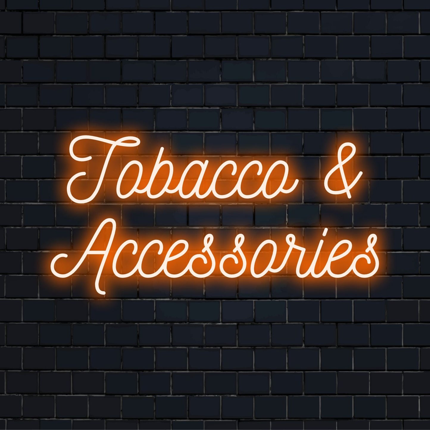 Individuelles LED-Neonschild für Tabakliebhaber mit aufwendigem Neon-Wandkunstdesign und lebendigem Lichtdekor.